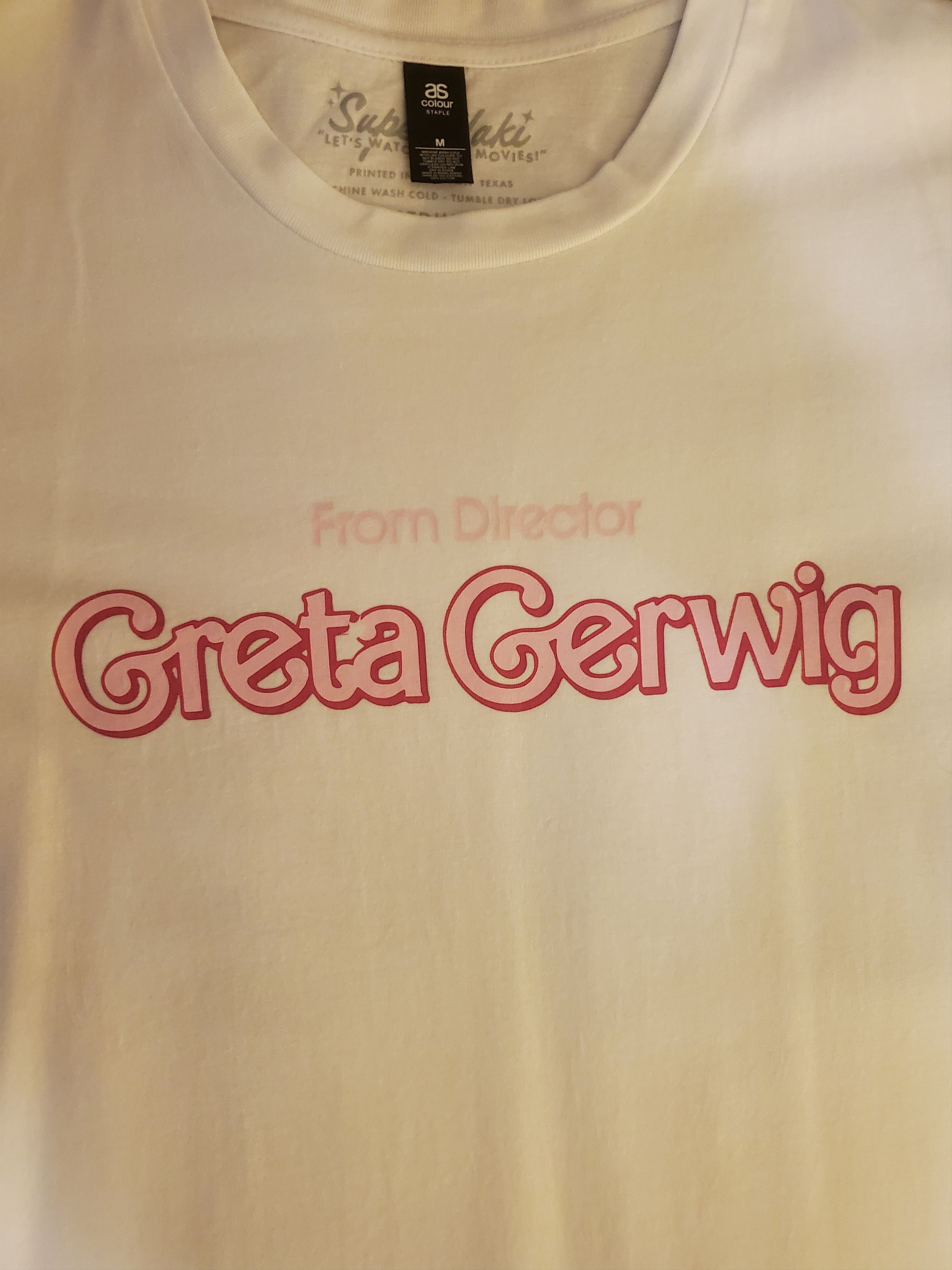 Other Super Yaki "Directed by Greta Gerwig" Barbie Tee Size US M / EU 48-50 / 2 - 2 Thumbnail