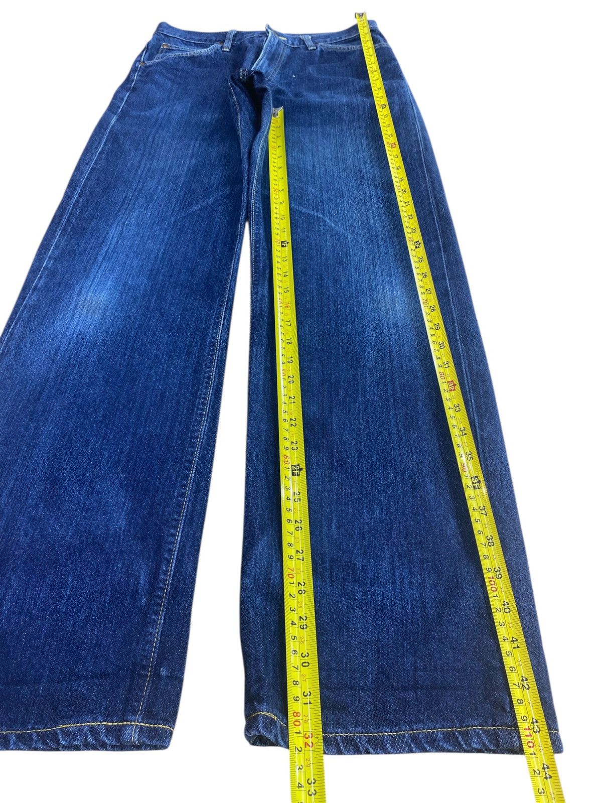 Lee Lee Riders Faded Dark Wash Style Loose Jeans Size US 30 / EU 46 - 7 Thumbnail