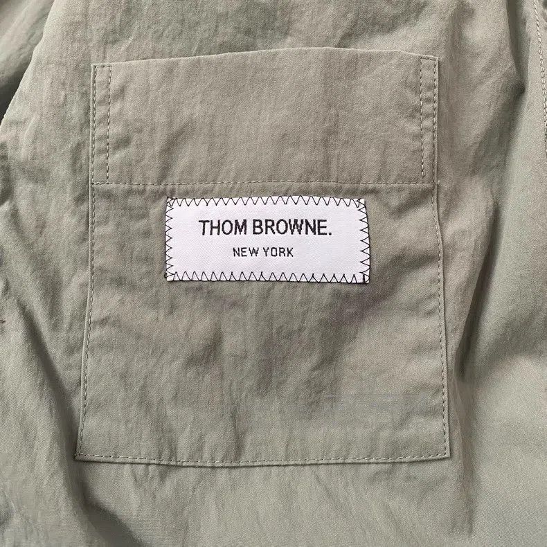 Thom Browne Thom Browne Patch logo nylon jacket Size US L / EU 52-54 / 3 - 4 Thumbnail