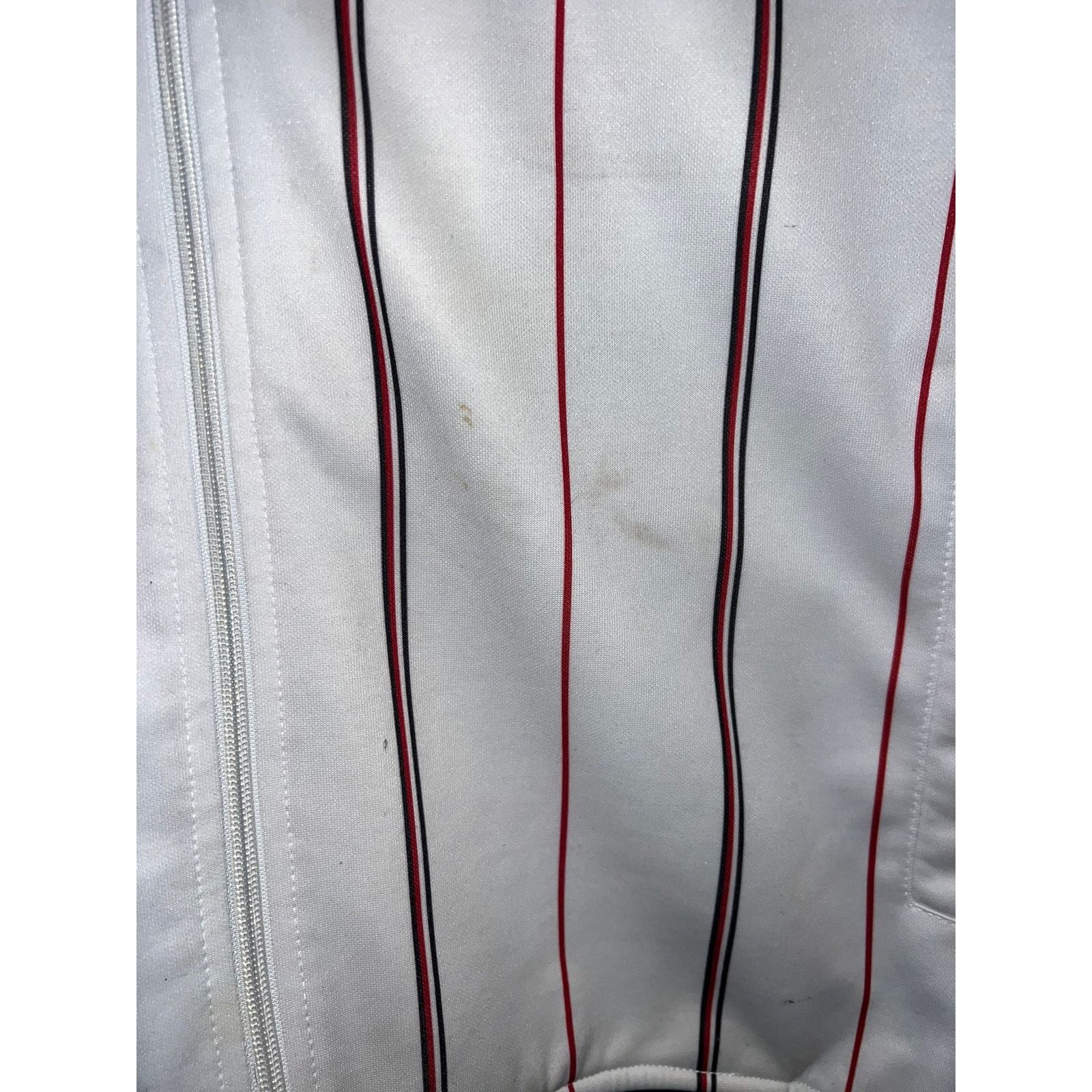 Vintage Y2K Enyce Track Jacket White Red Striped Full Zip 2000s XL Size US XL / EU 56 / 4 - 5 Thumbnail