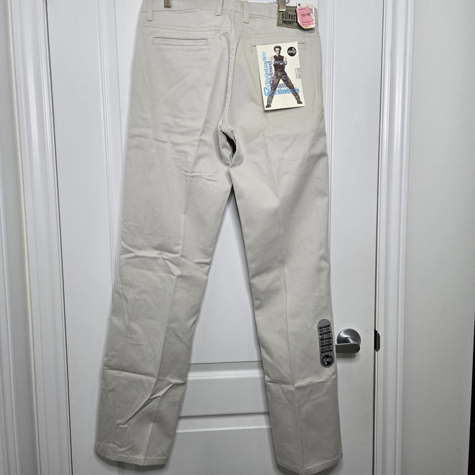 Levi's Levi's Deadstock SilverTab Jeans 33 x 34 Gray Relaxed Denim Size US 33 - 5 Thumbnail