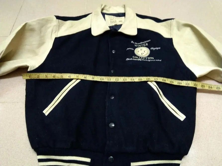 Japanese Brand Tokyo Stadium Jacket Cowhide Leather Sleeve Size US M / EU 48-50 / 2 - 11 Thumbnail