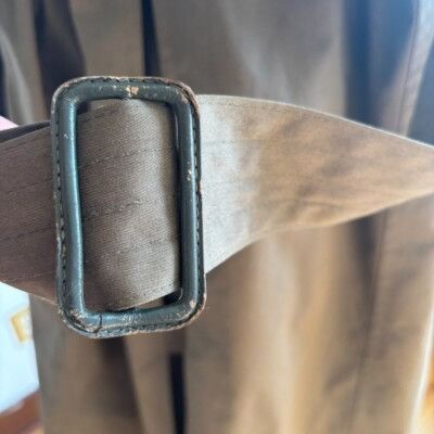 Other Vintage Trench Coat Classic Double Breasted Belted Long Rain Size S / US 4 / IT 40 - 12 Thumbnail