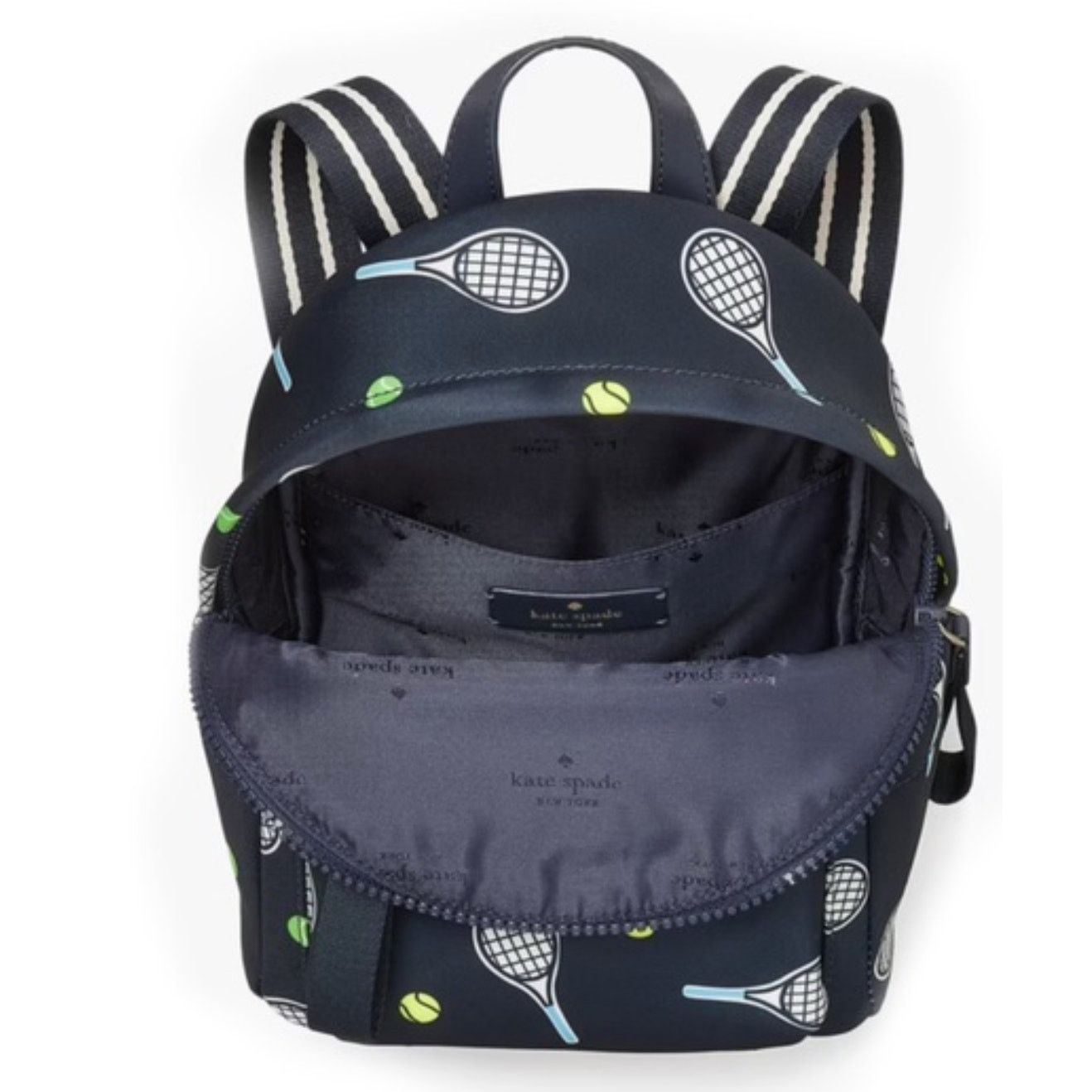 Kate Spade Kate Spade Tennis Racquet and Ball Printed MINI Backpack Size ONE SIZE - 8 Thumbnail