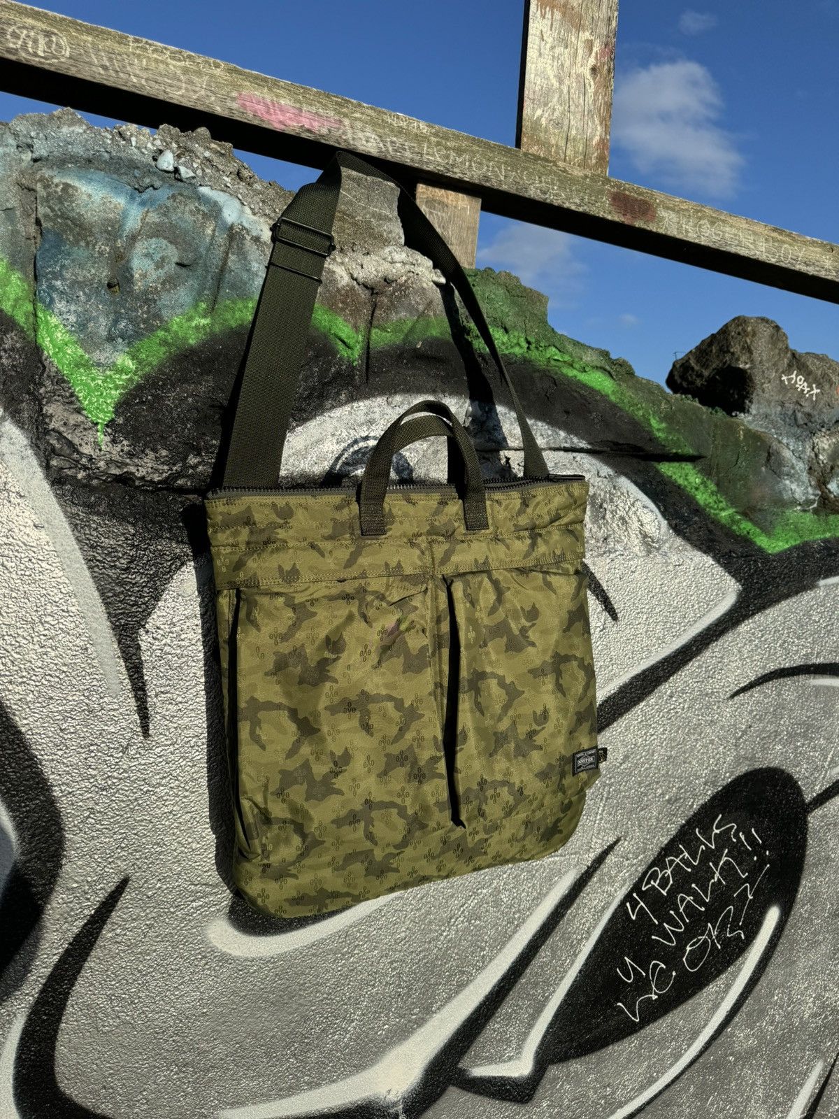 OVO x Porter Daypack Green Camo