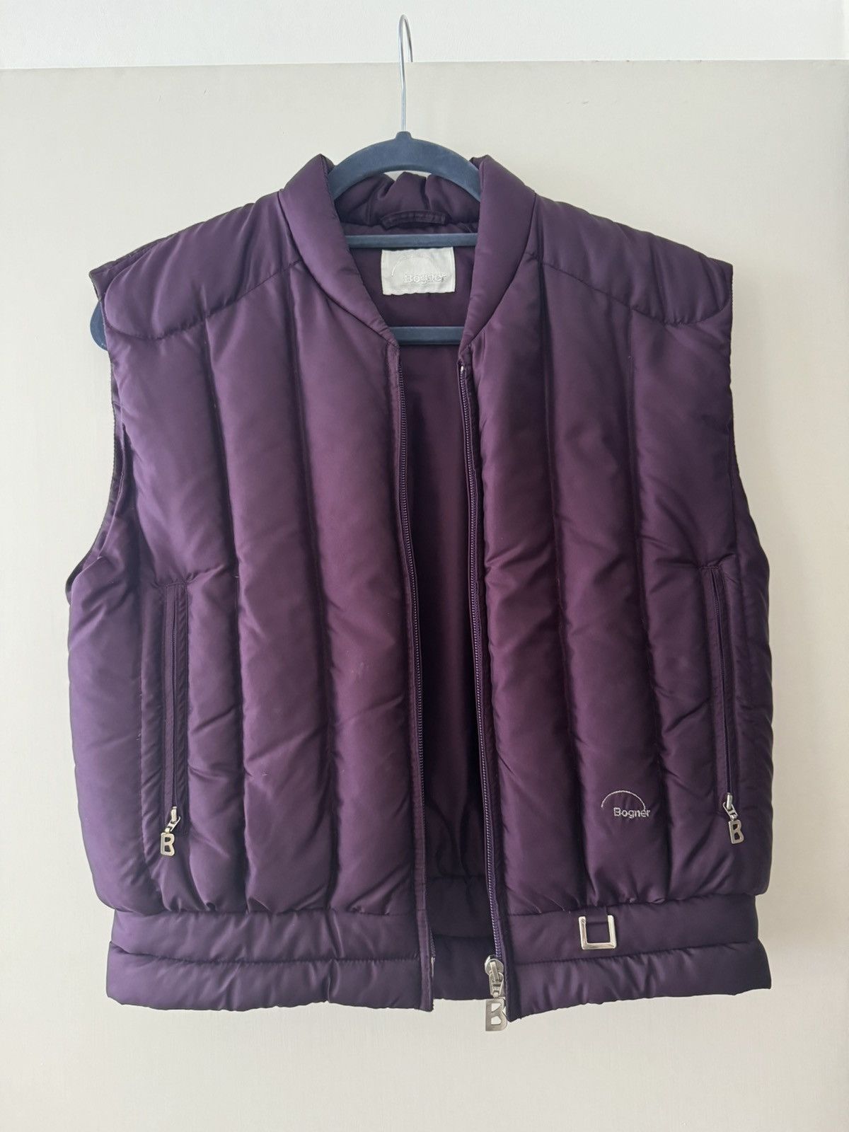 Bogner Bogner Purple Down Gilet Size S / US 4 / IT 40 - 1 Thumbnail