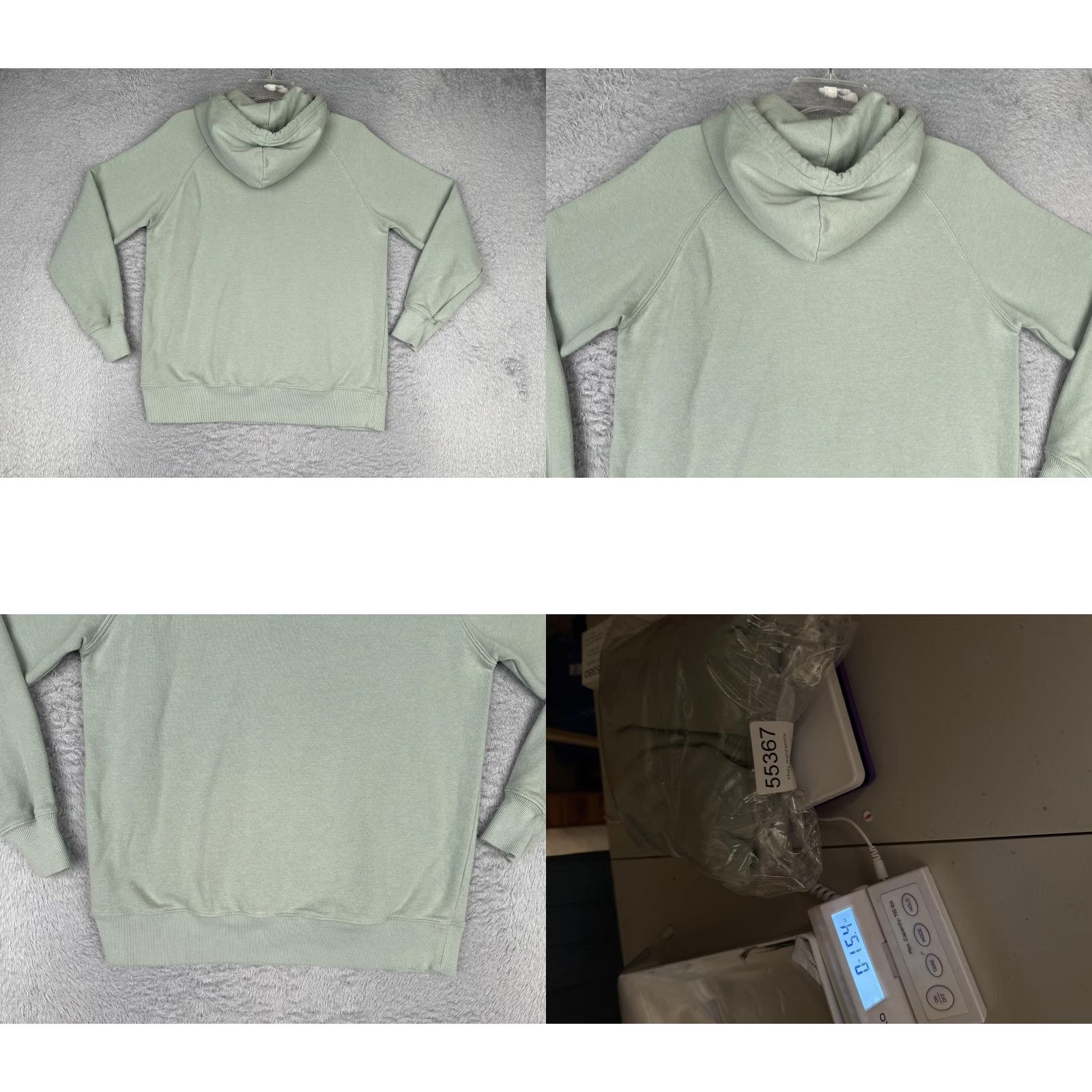 The North Face The North Face Hoodie Womens Medium Green Logo Pullover Jersey Sweatshirt Size M / US 6-8 / IT 42-44 - 9 Thumbnail