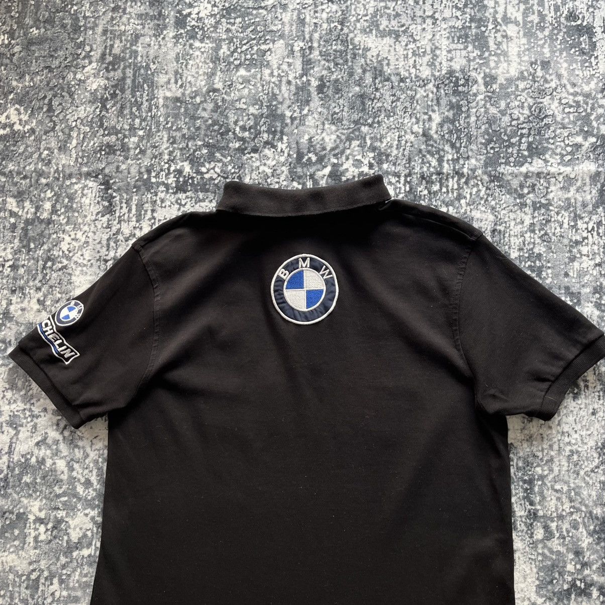 BMW BMW Moto Polo Shirt Black Embroidered Racing Logo Michelin Size US M / EU 48-50 / 2 - 6 Thumbnail