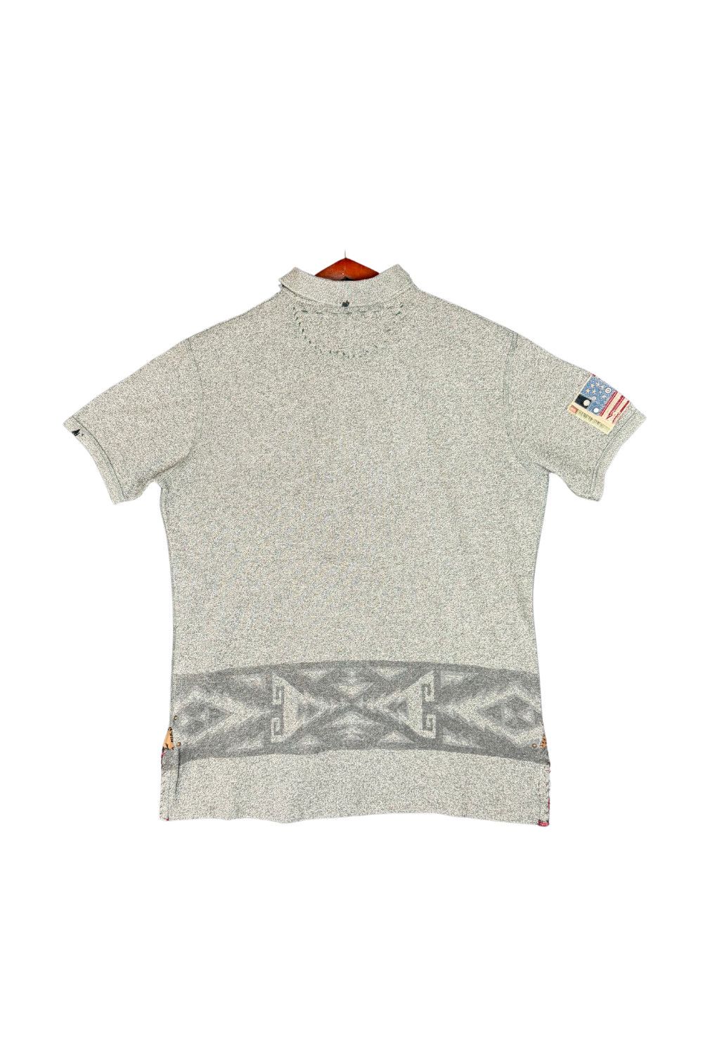 Polo Ralph Lauren Polo Ralph Lauren Americana Patchwork Ranch Polo Shirt L Size US L / EU 52-54 / 3 - 2 Thumbnail