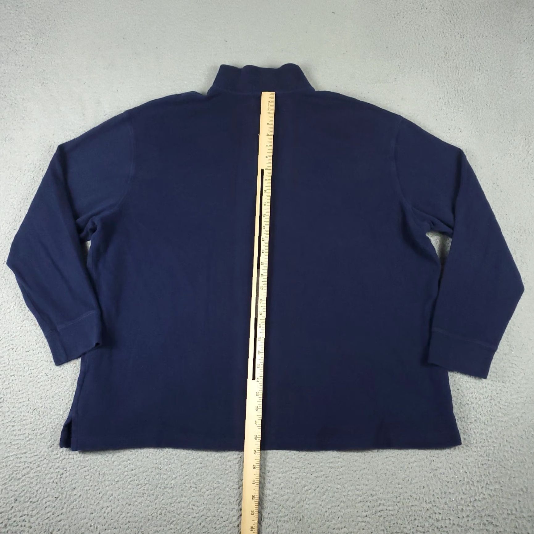 Polo Ralph Lauren Polo Ralph Lauren Sweater Mens 2XB Blue Pony 1/4 Zip Up Pullover Sweatshirt Size US XXL / EU 58 / 5 - 7 Thumbnail