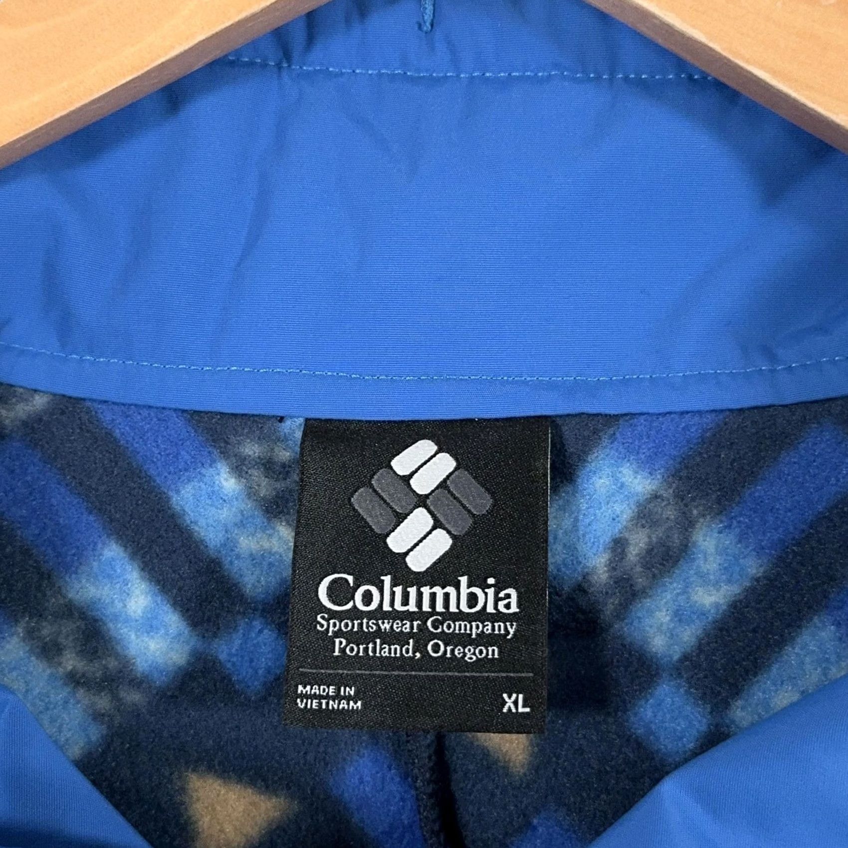 Vintage Columbia Mens Fleece Pullover XL Blue Aztec Retro 90s Style ICONS Powder Keg Size US XL / EU 56 / 4 - 7 Thumbnail