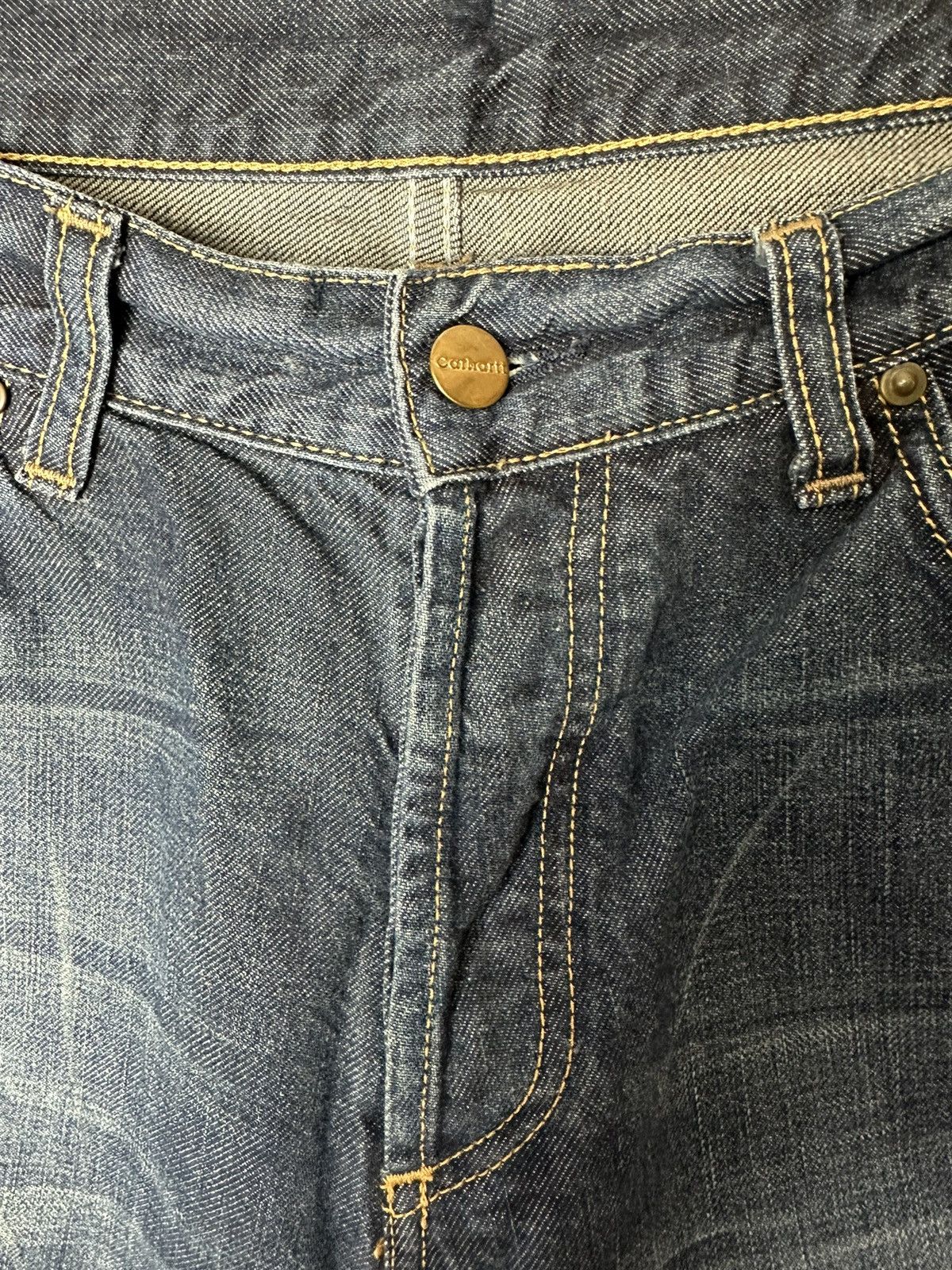 Carhartt × Carhartt Wip Carhartt Texas Pant Streetwear Acid Wash Jeans Size 32 Size US 32 / EU 48 - 8 Thumbnail