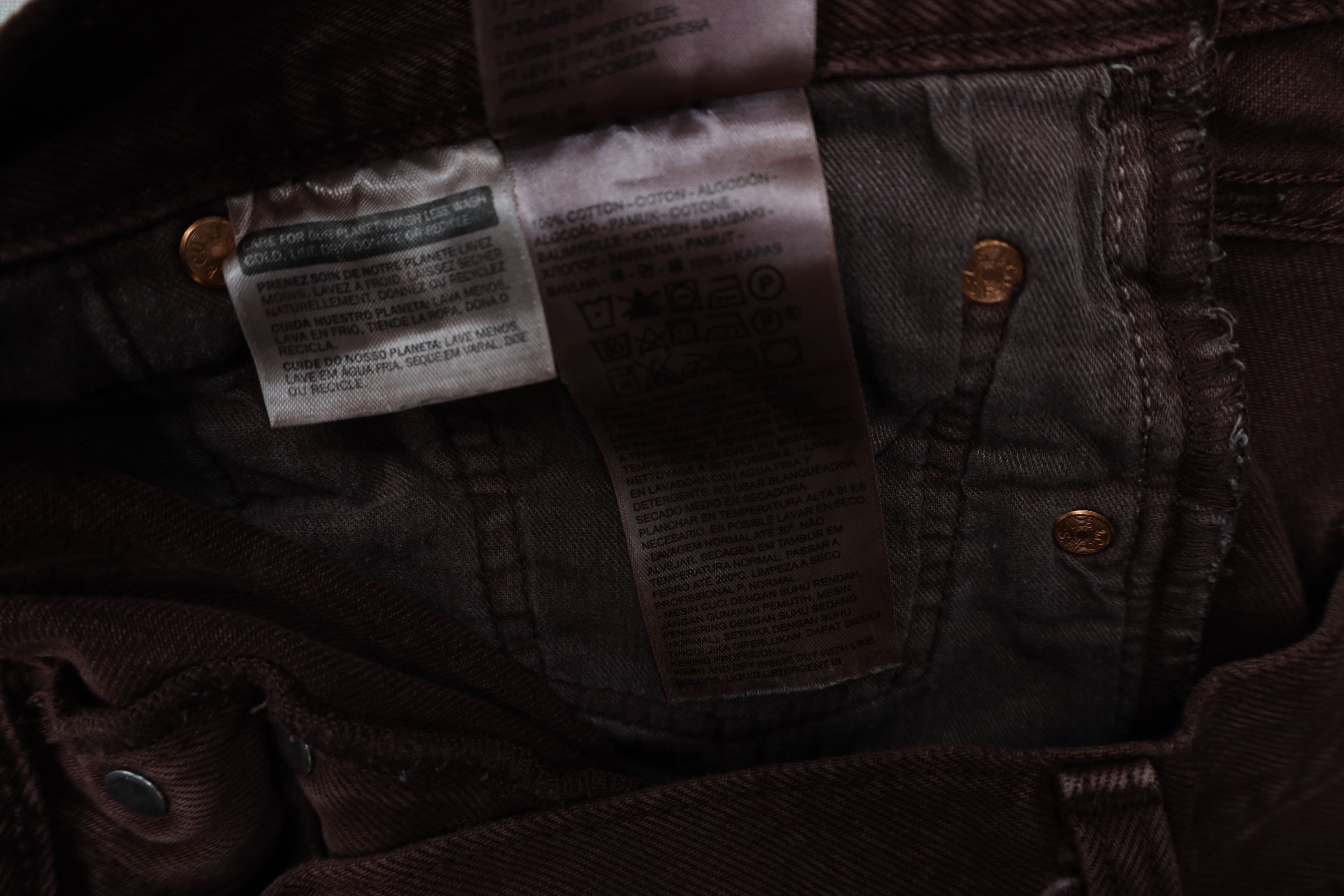 Levi's Vintage Y2K Levis 501xx Original Fit Button Fly Jeans Red Size US 36 / EU 52 - 8 Thumbnail