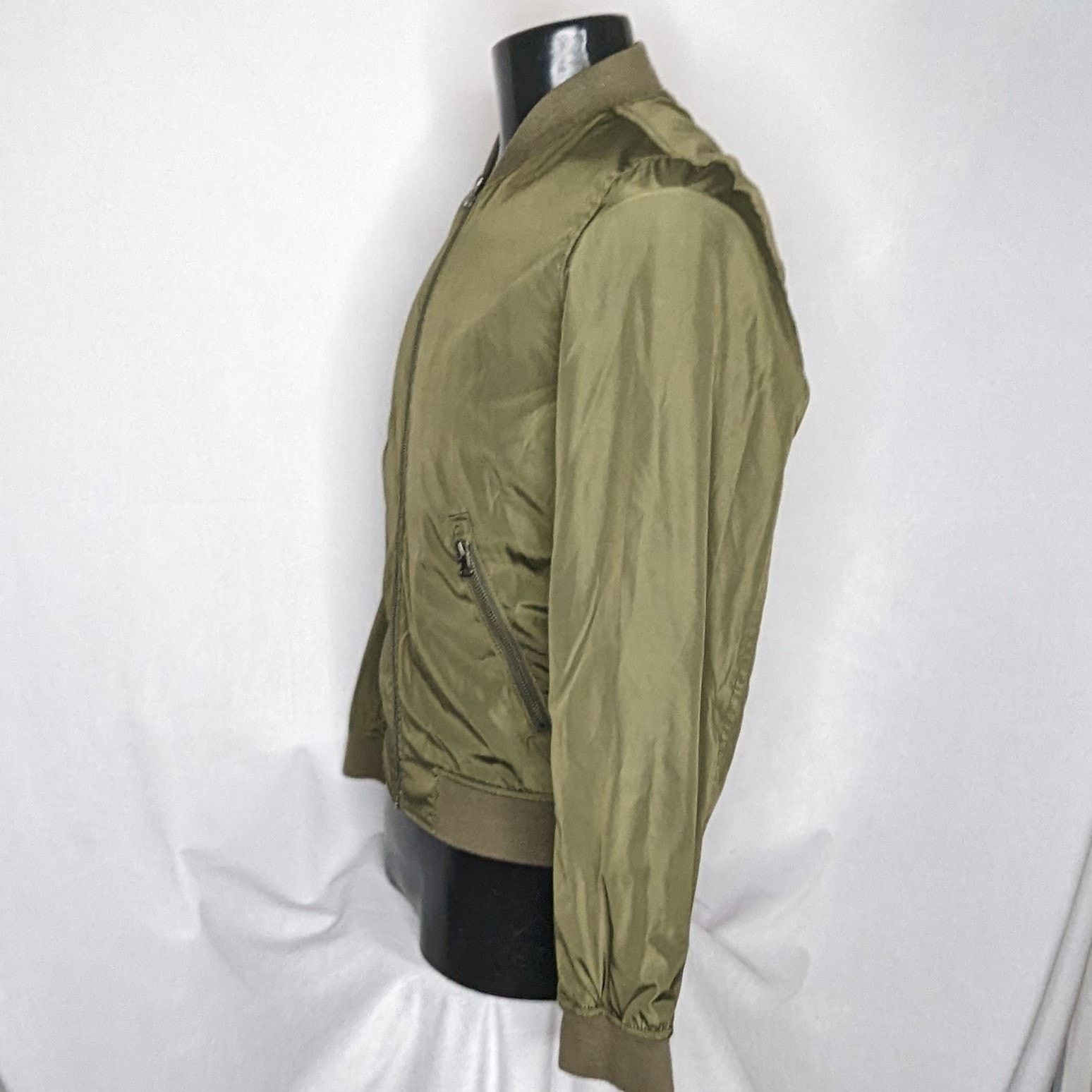 American Eagle Outfitters American Eagle Men's Bomber Jacket for Men Small Green Size US S / EU 44-46 / 1 - 2 Thumbnail