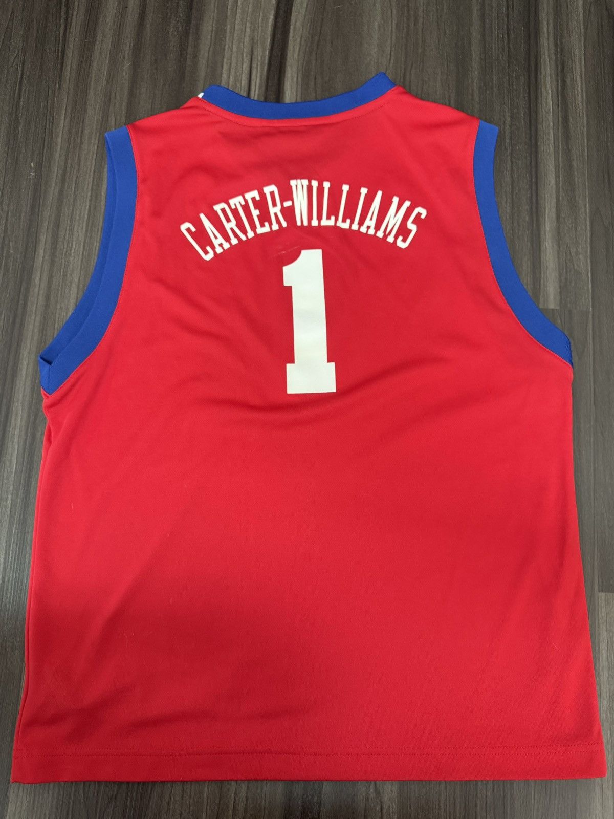 Adidas YOUTH XL 76ers Michael Carter-Williams #1 NBA Jersey Size US XL / EU 56 / 4 - 7 Thumbnail
