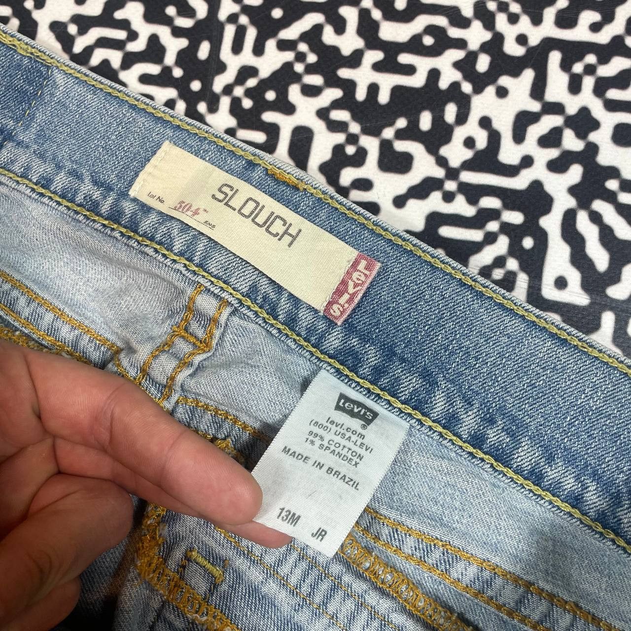 Levi's Vintage Clothing Vintage Y2K Levis 504 Flared Denim Jeans Retro 90s Style Size 30" / US 8 / IT 44 - 24 Thumbnail