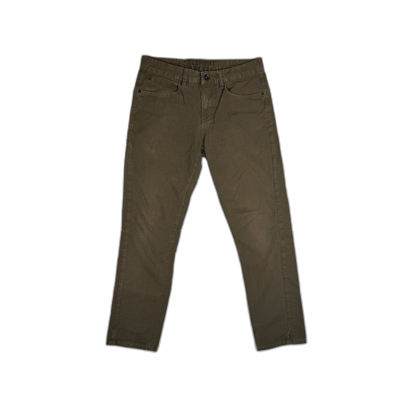 Element Element Brown Straight Leg Skate Pants Casual Streetwear Men Size US 30 / EU 46 - 1 Thumbnail