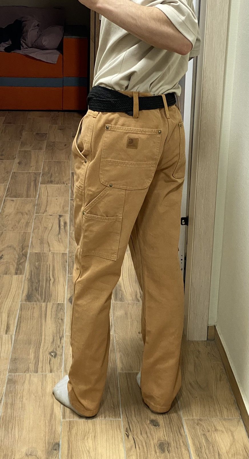 Carhartt Vintage Carhartt Double Knee Denim Work Pants Size US 32 / EU 48 - 2 Thumbnail