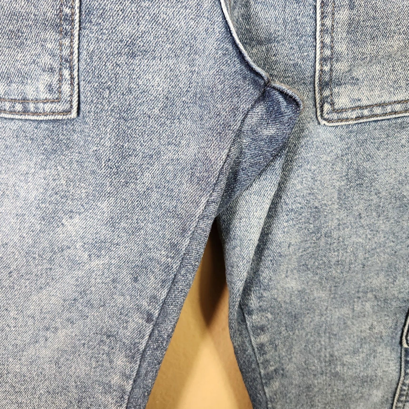 Vintage KanCan Huntsville High Rise Cargo Slim Straight Medium Wash Jeans Size 26/5-26 Women Size 26" / US 2 / IT 38 - 4 Thumbnail