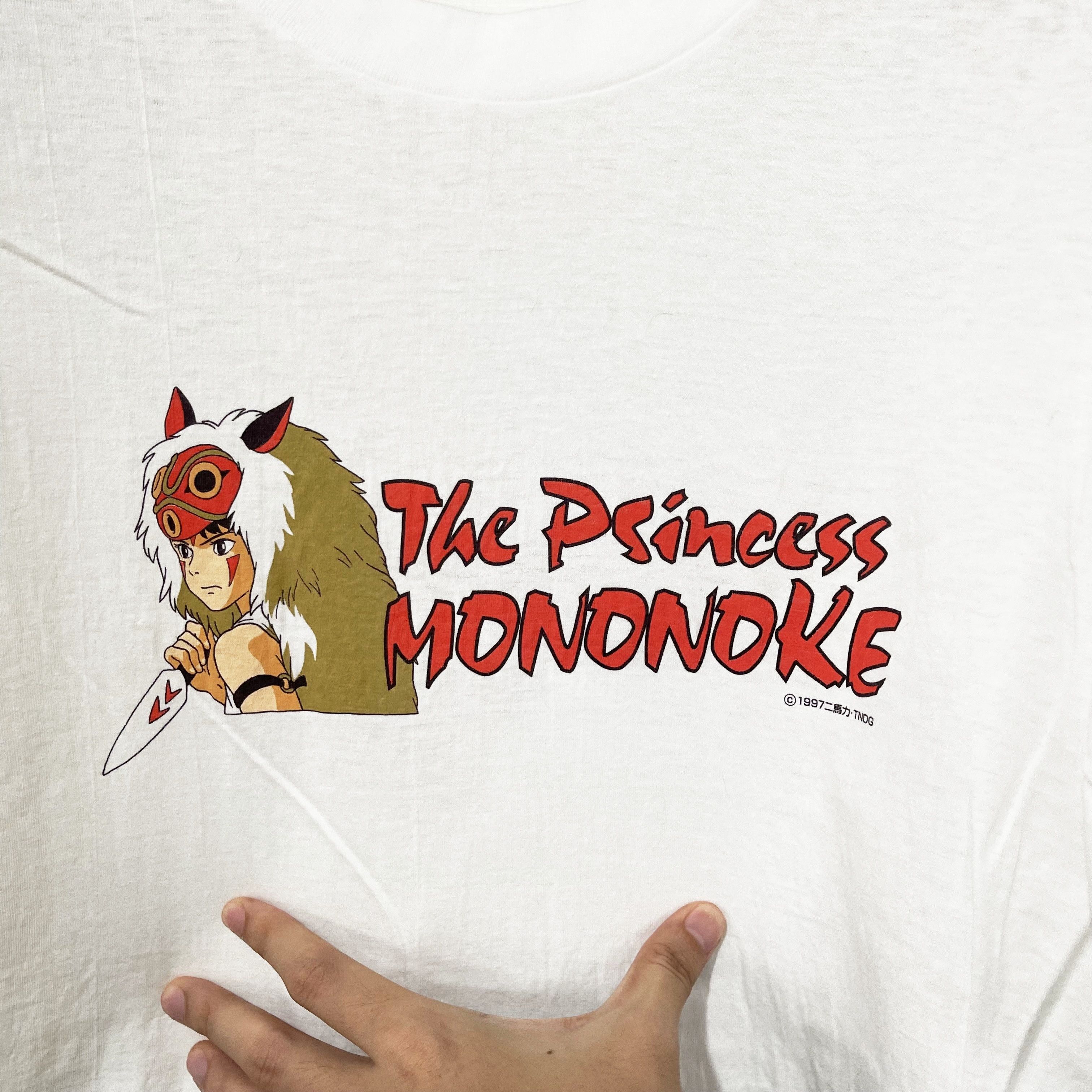 Anime Vintage 1997 Princess Mononoke Studio Ghibli T-Shirt Size US L / EU 52-54 / 3 - 2 Thumbnail