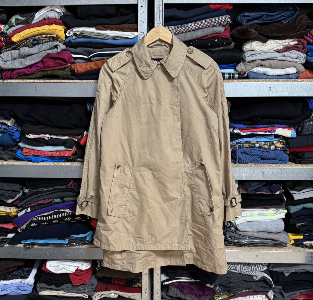 Allsaints AllSaints 12size Hanover Trench coat jacket old money 00s Size XL / US 12-14 / IT 48-50 - 19 Thumbnail