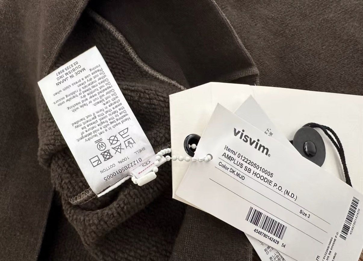 Visvim VISVIM AMPLUS SB HOODIE P.O. (N.D.) natural mud-dyed hoodie Size US L / EU 52-54 / 3 - 3 Thumbnail