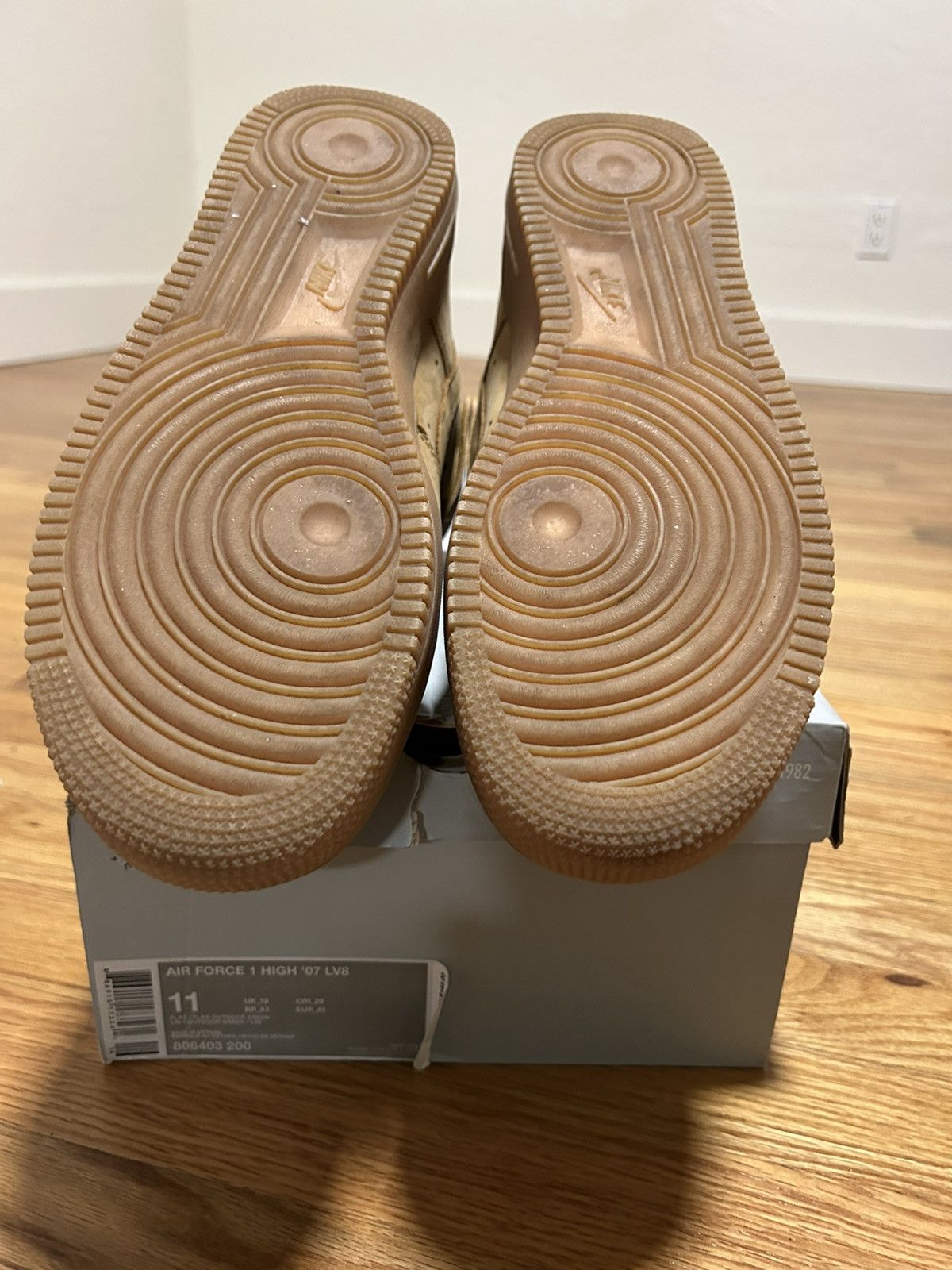 Nike Nike Air Force 1 High ‘07 LV8 Flax Wheat size 11 Size US 11 / EU 44 - 6 Thumbnail
