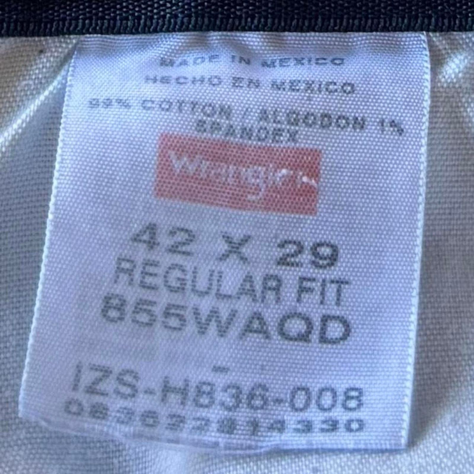 Levi's × Wrangler Vintage Y2K Wrangler Baggy Regular Fit Essential Denim Jeans Size US 42 / EU 58 - 4 Thumbnail