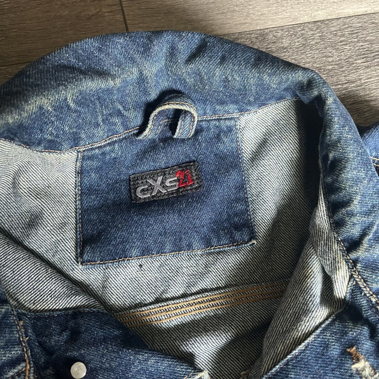 Harley Davidson Vintage 90s Harley Davidson Eagle Patch Denim Trucker Jacket Size US XL / EU 56 / 4 - 10 Thumbnail