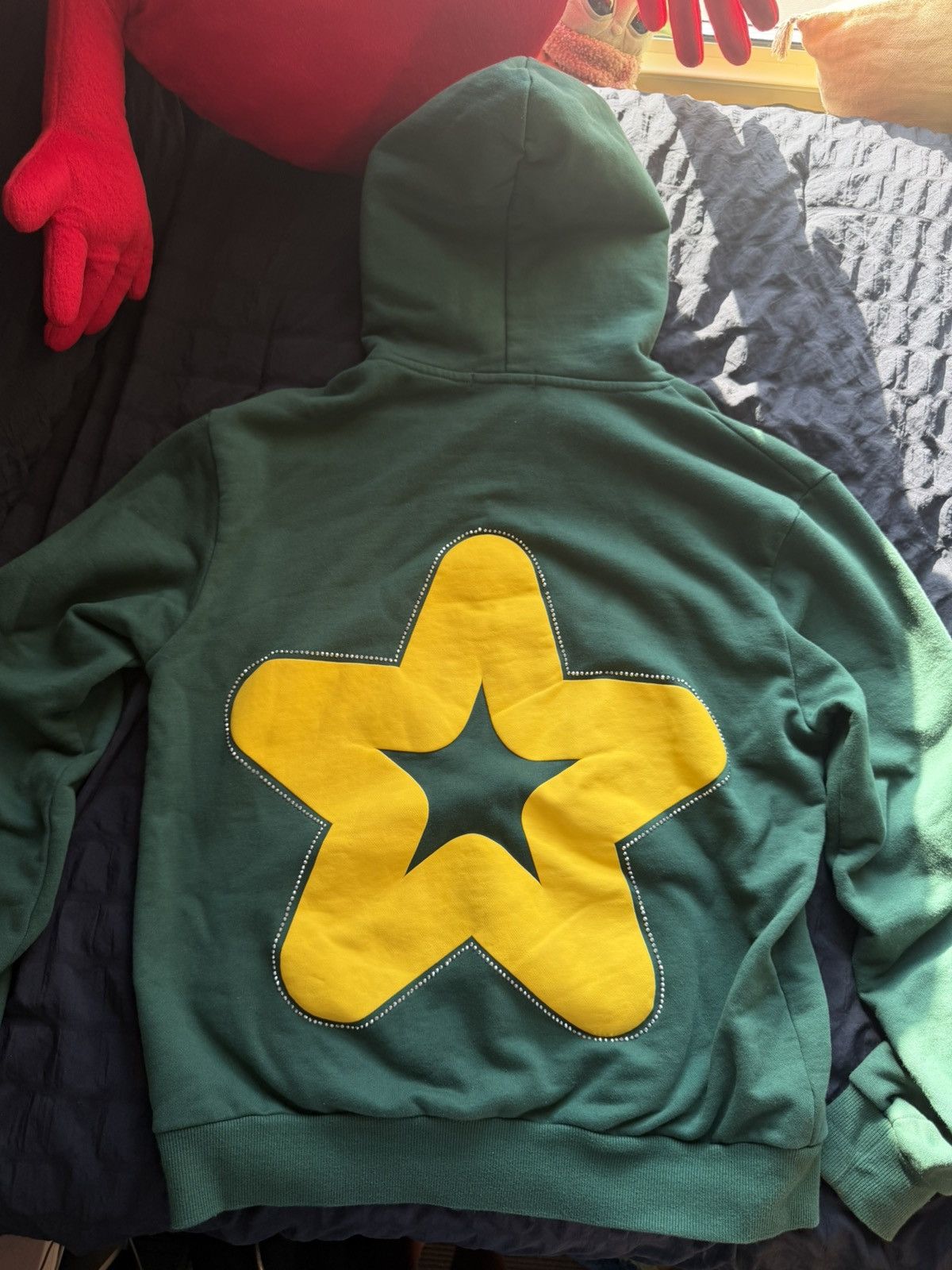 Other green streetwear hoodie bedazzled Size US M / EU 48-50 / 2 - 2 Thumbnail
