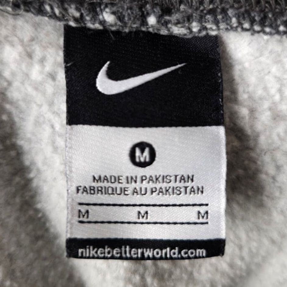 Nike Nike Small Swoosh Sweatshirt Hoodie Mens Size Medium Gray Pullover Streetwear Size US M / EU 48-50 / 2 - 5 Thumbnail