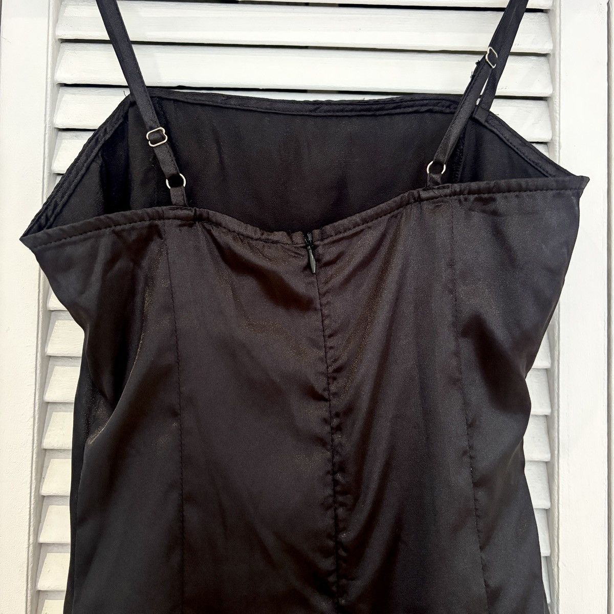 PrettyLittleThing PrettyLittleThing Elegant Black Silk Mini Dress NWT Size XS / US 0-2 / IT 36-38 - 4 Thumbnail