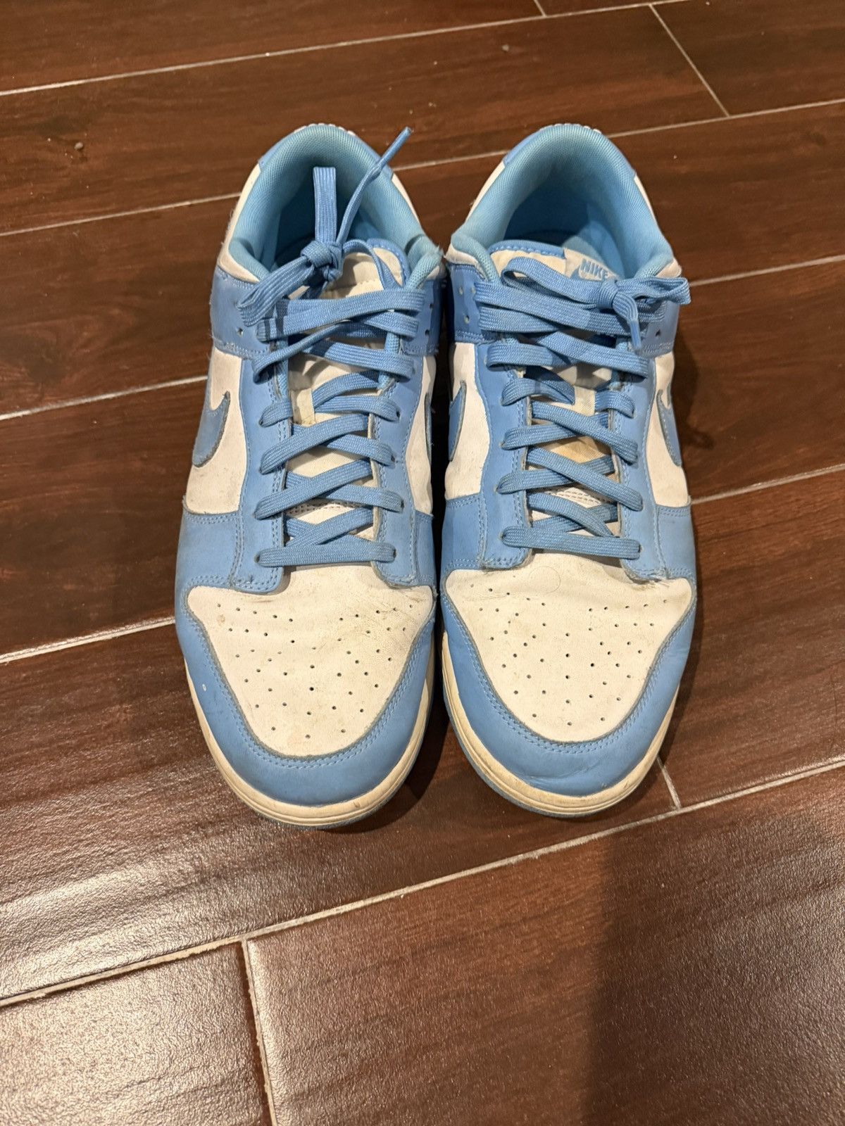 Nike Nike Dunk Low UNC University Blue Size 15 Used Size US 15 / EU 48 - 3 Thumbnail