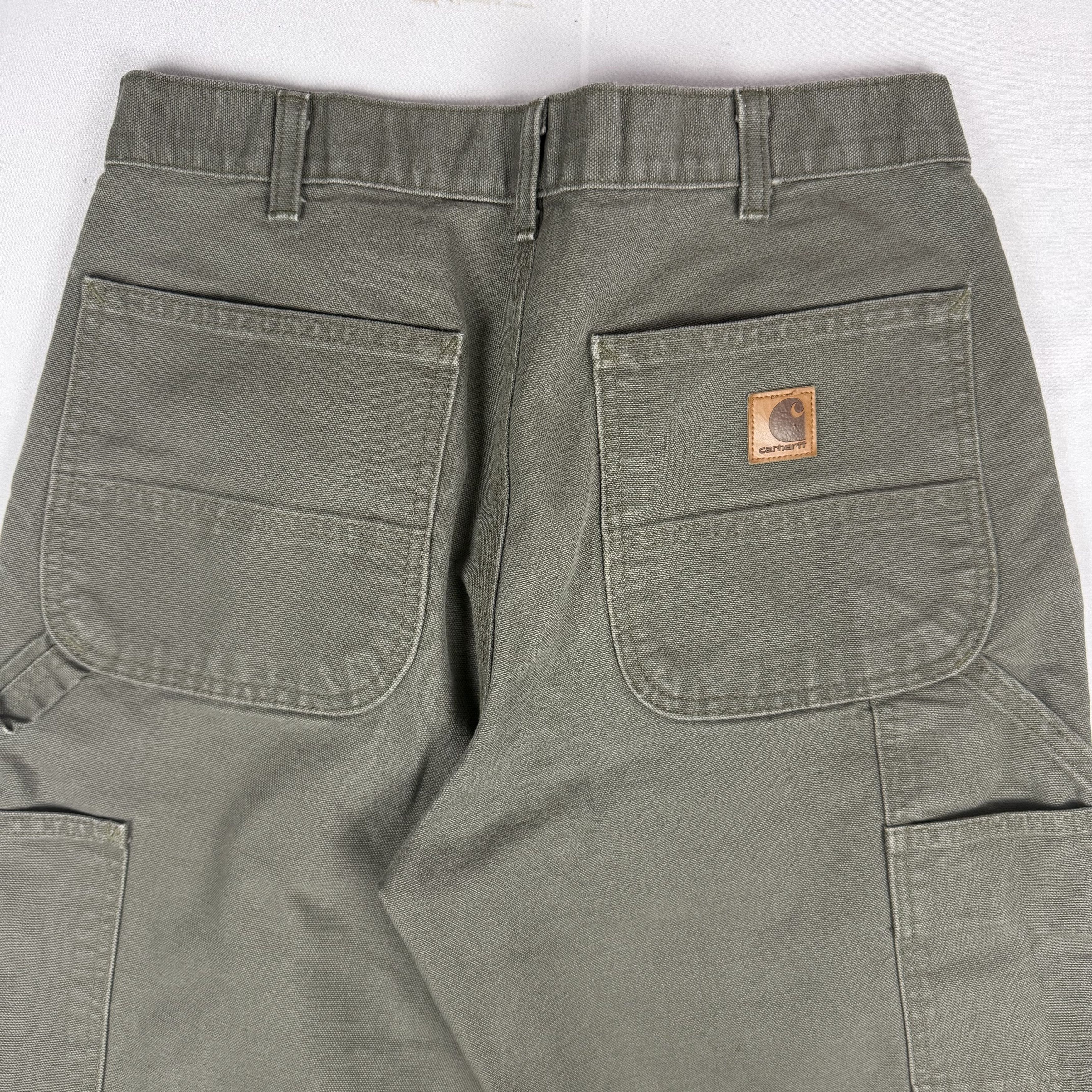 Carhartt Carhartt B11-MOS Carpenter Work Pants Olive 32x32 Size US 32 / EU 48 - 2 Thumbnail