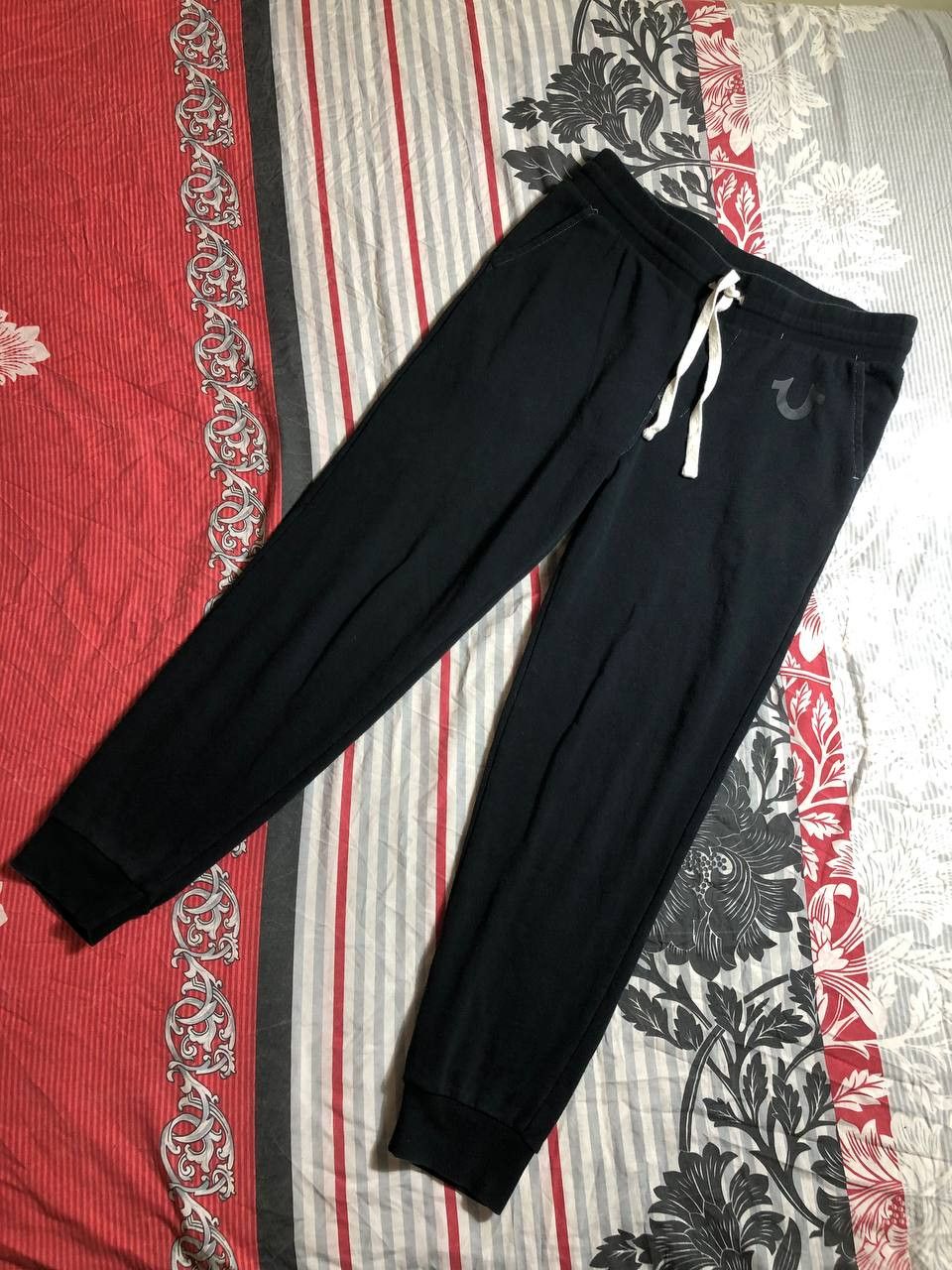 True Religion Vintage True Religion Grey Logo Sweatpants Size US 32 / EU 48 - 9 Thumbnail