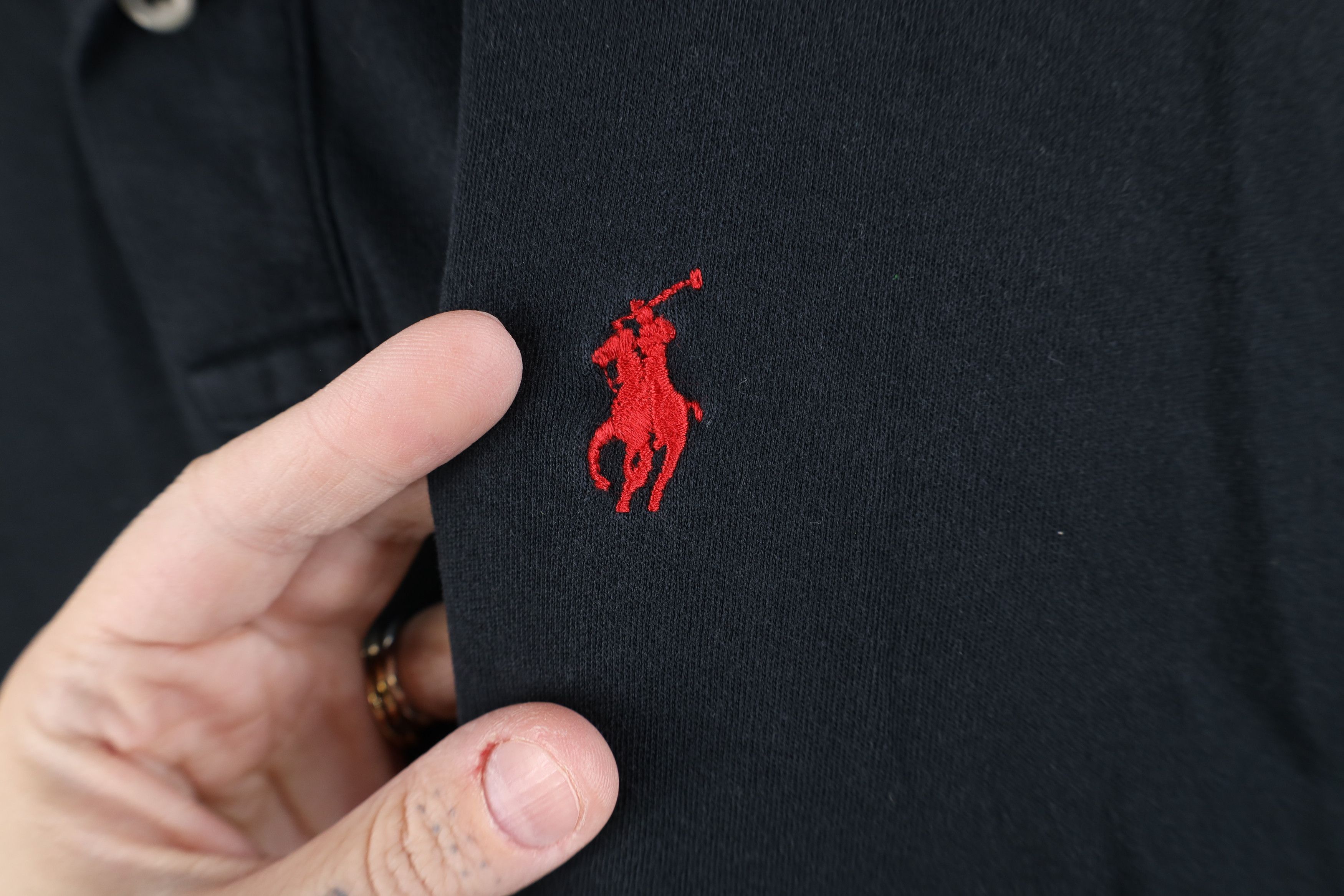 Ralph Lauren Vintage 90s Ralph Lauren Cotton Touch Long Sleeve Rugby Polo Size US XL / EU 56 / 4 - 4 Thumbnail