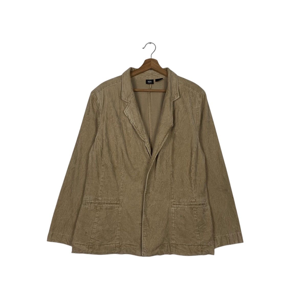 Japanese Brand MASSIMO Woman Corduroy Casual Jacket #2160-C95 Size XL / US 12-14 / IT 48-50 - 1 Thumbnail