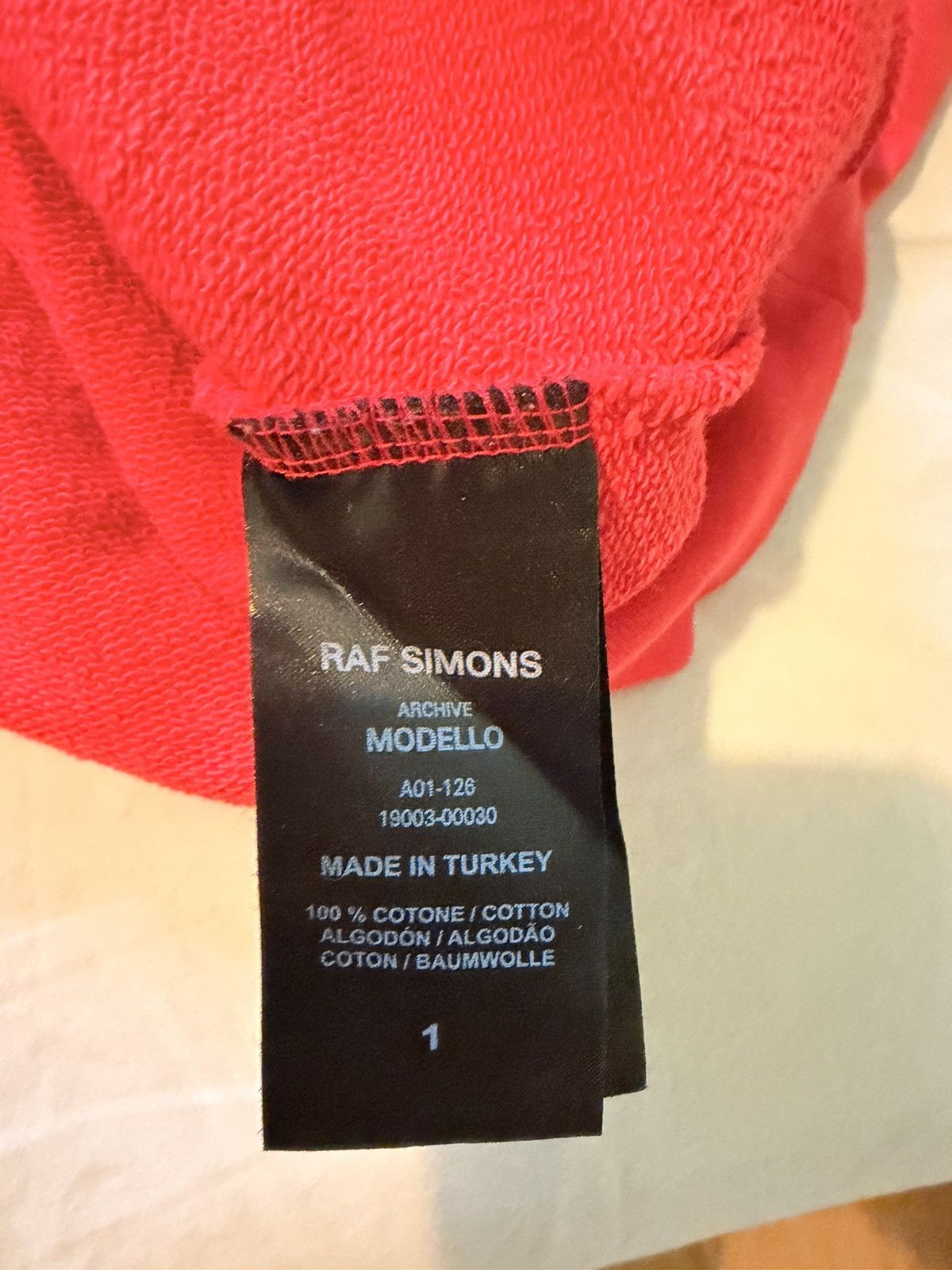 Raf Simons Raf Simons Archive Redux “Terror” hoodie Size US XL / EU 56 / 4 - 5 Thumbnail