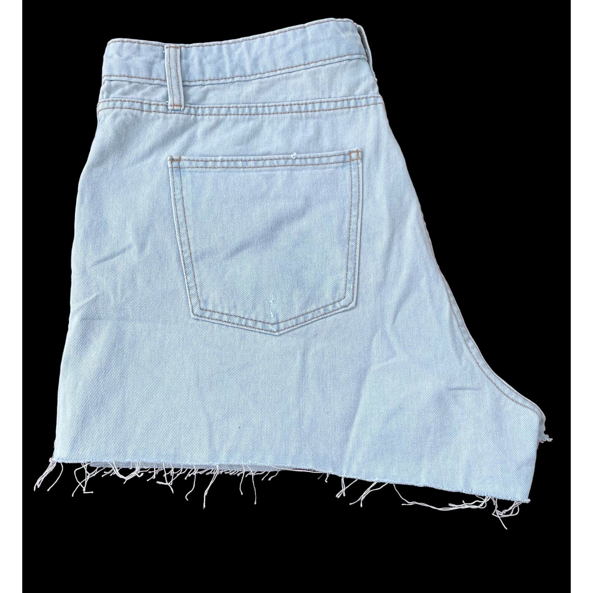 Other Wild Fable - Women's High-Rise Cutoff Short - Light Blue - 1 Size 36" / US 14 / IT 50 - 12 Thumbnail