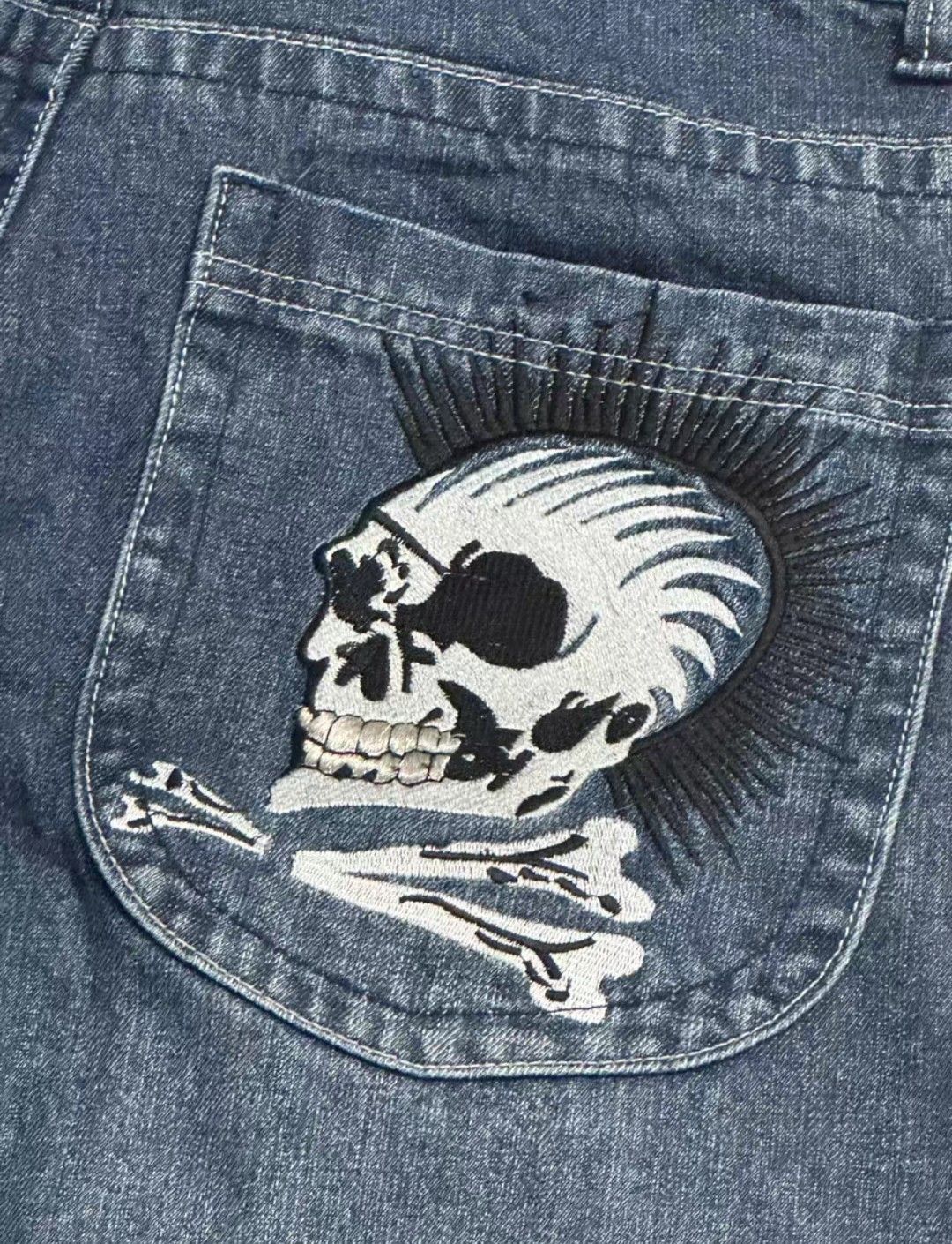 JNCO solo jnco style punk head baggy jeans Size US 32 / EU 48 - 3 Thumbnail