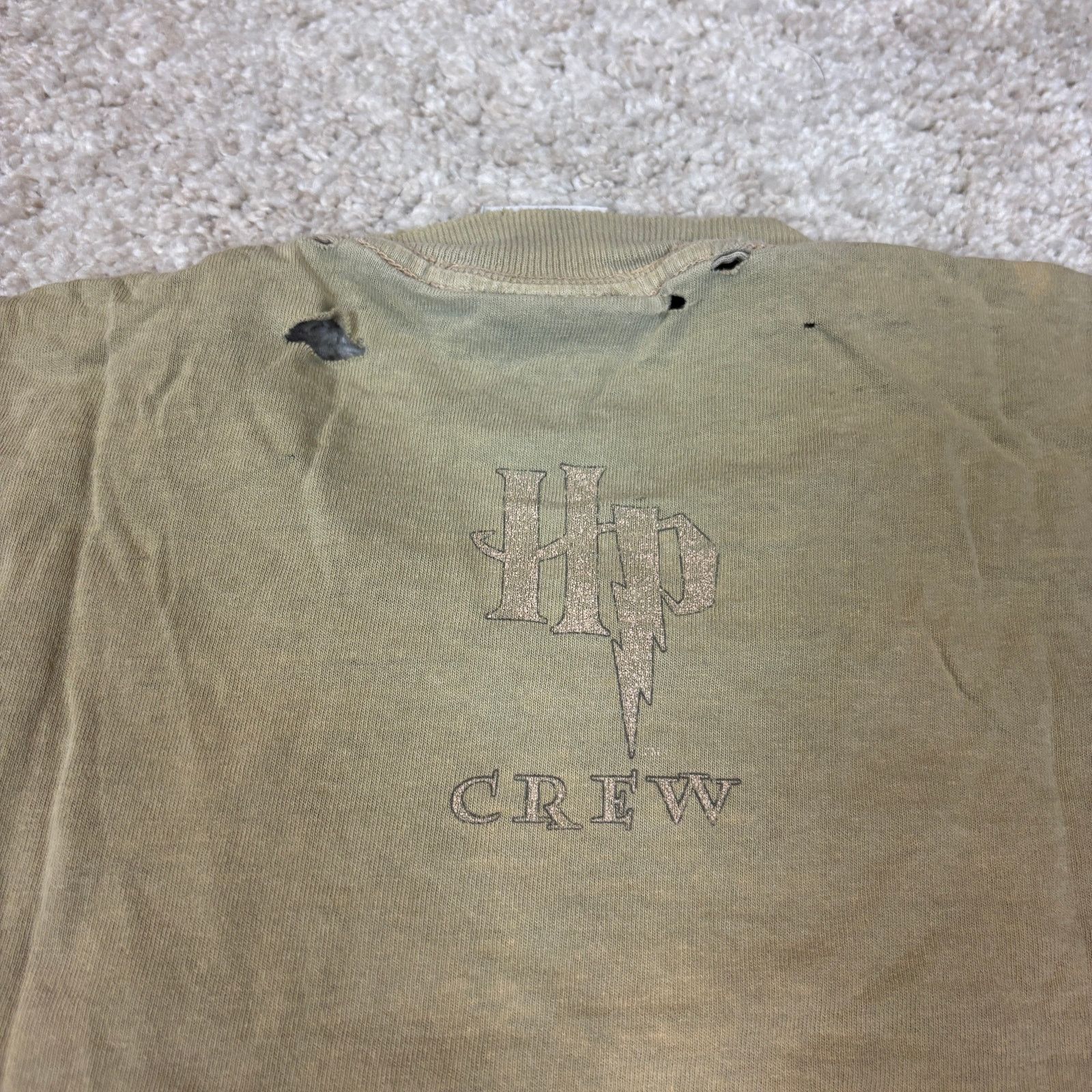 Vintage × Warner Bros Vintage Harry Potter Sorcerer's Stone Cast Crew Shirt Mens M Size US M / EU 48-50 / 2 - 4 Thumbnail