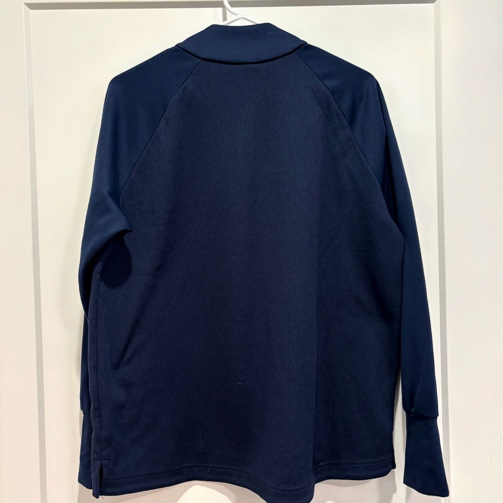 Nike Nike Dri-FIT Mens Large Navy Blue Quarter Zip Pullover Training Top Mock Neck Size US L / EU 52-54 / 3 - 2 Thumbnail