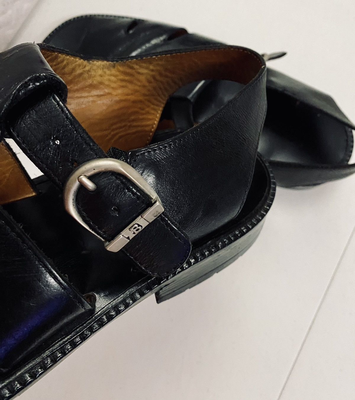 Bally Vintage Bally Panonico Fisherman Gurkha Sandals 12 US EUC Size US 12 / EU 45 - 7 Thumbnail