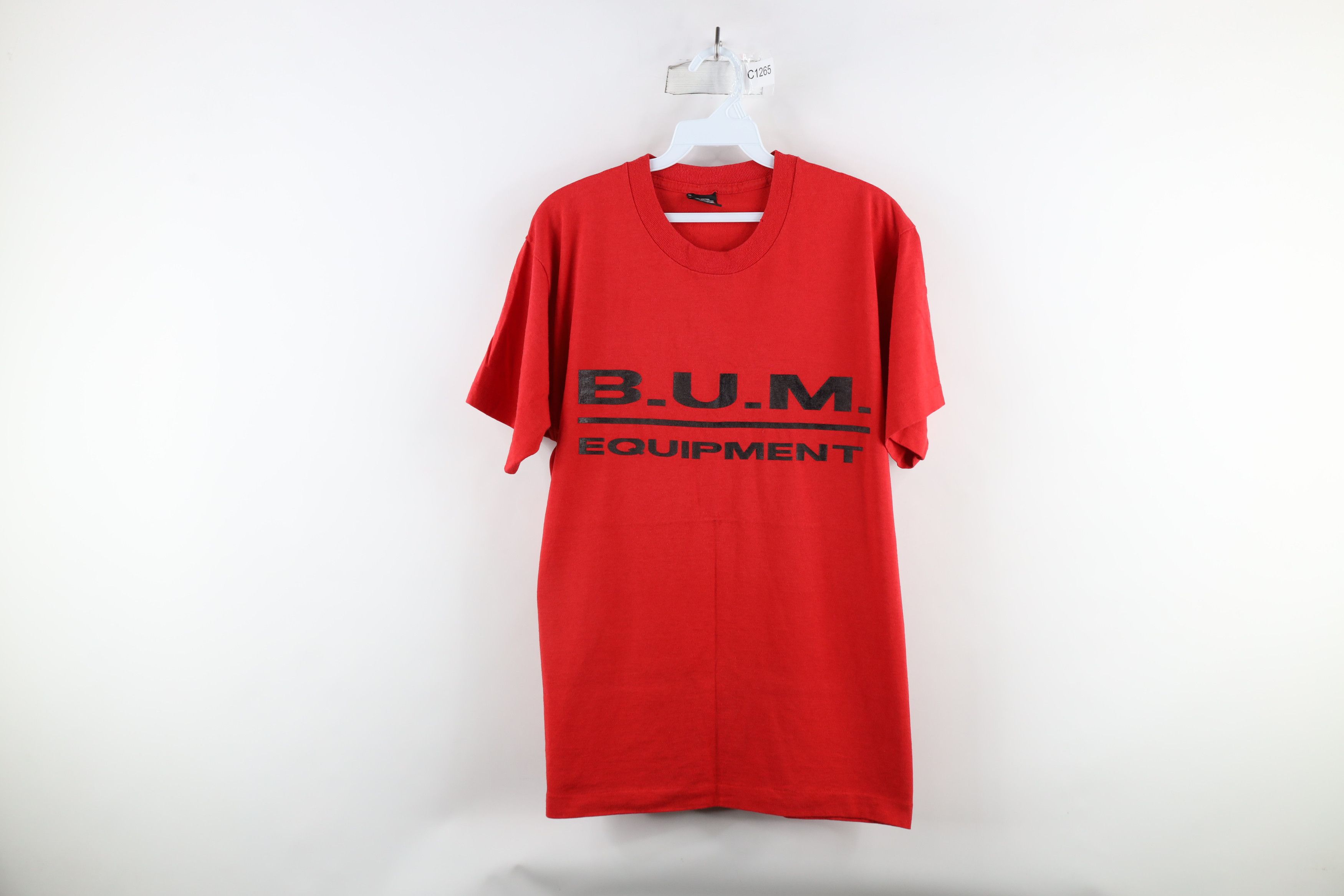 Vintage Vintage 90s Bum Equipment Spell Out Short Sleeve T-Shirt USA Size US L / EU 52-54 / 3 - 1 Thumbnail