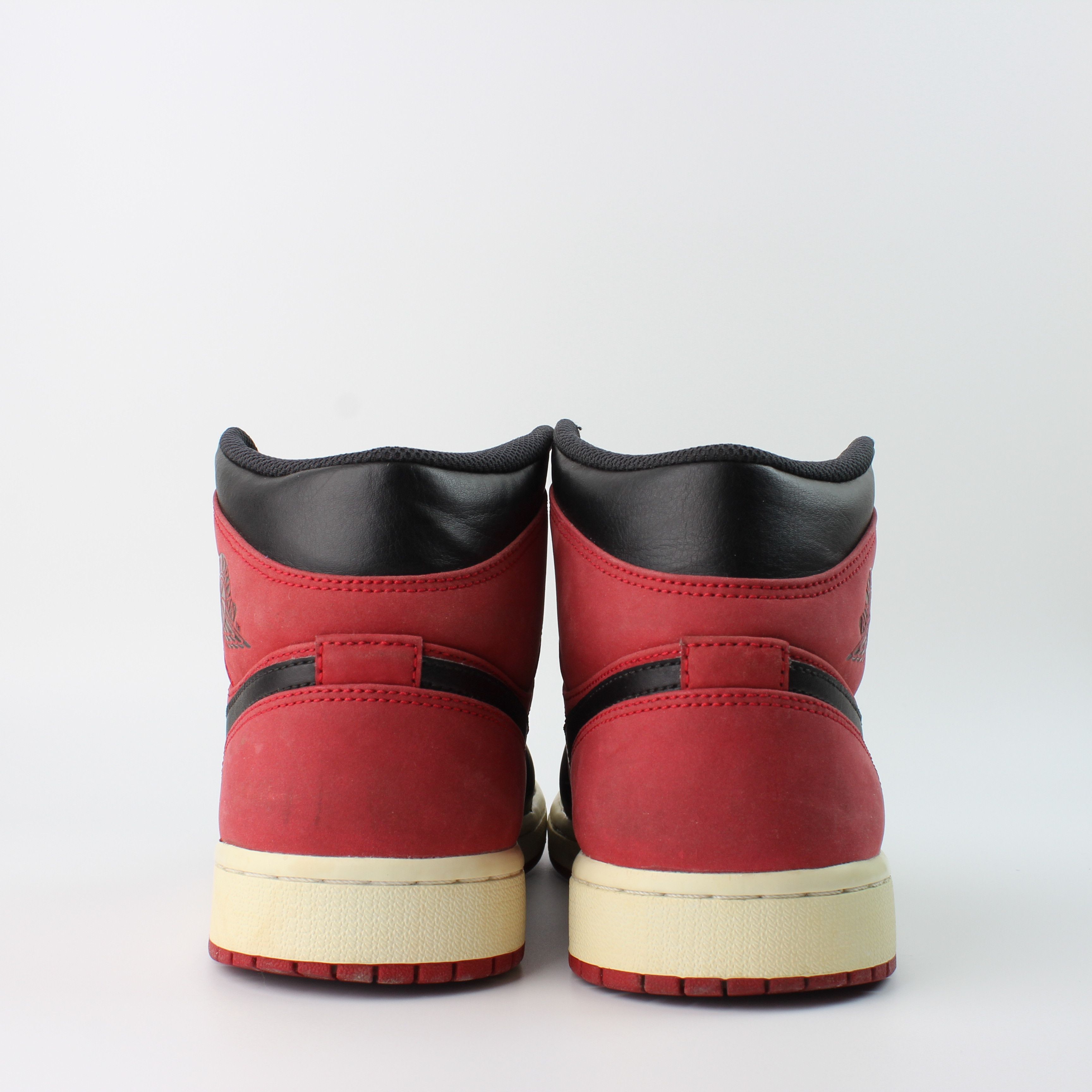 Nike Jordan 1 Mid Gym Red Black 554724-610 Size US 9.5 / EU 42-43 - 3 Thumbnail