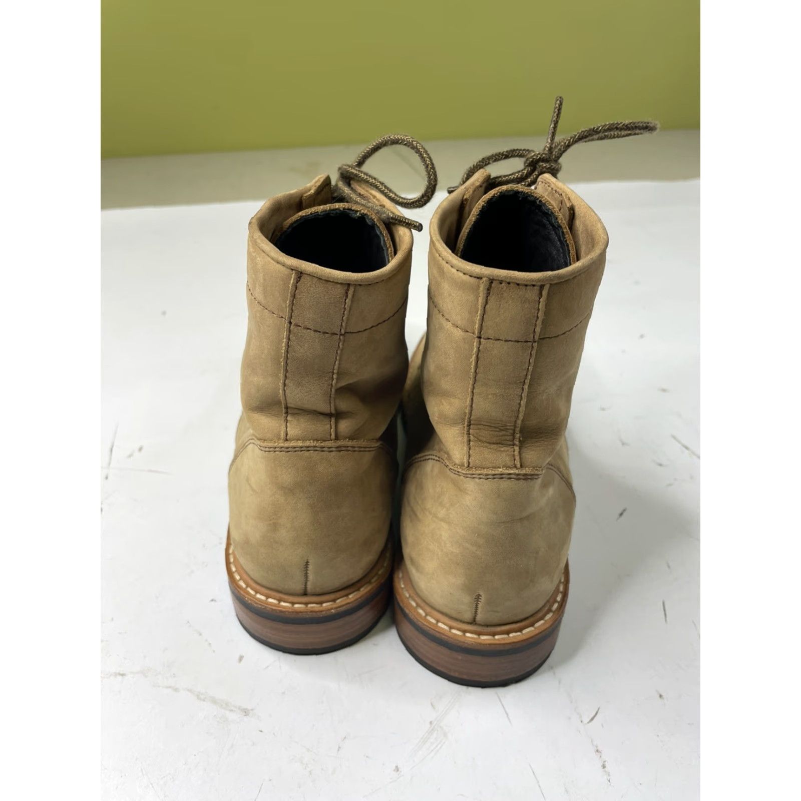 Nisolo Nisolo All Weather Amalia Boots Womens 8.5 Leather Lace Up Boots Brown Size US 9 / IT 39 - 5 Thumbnail