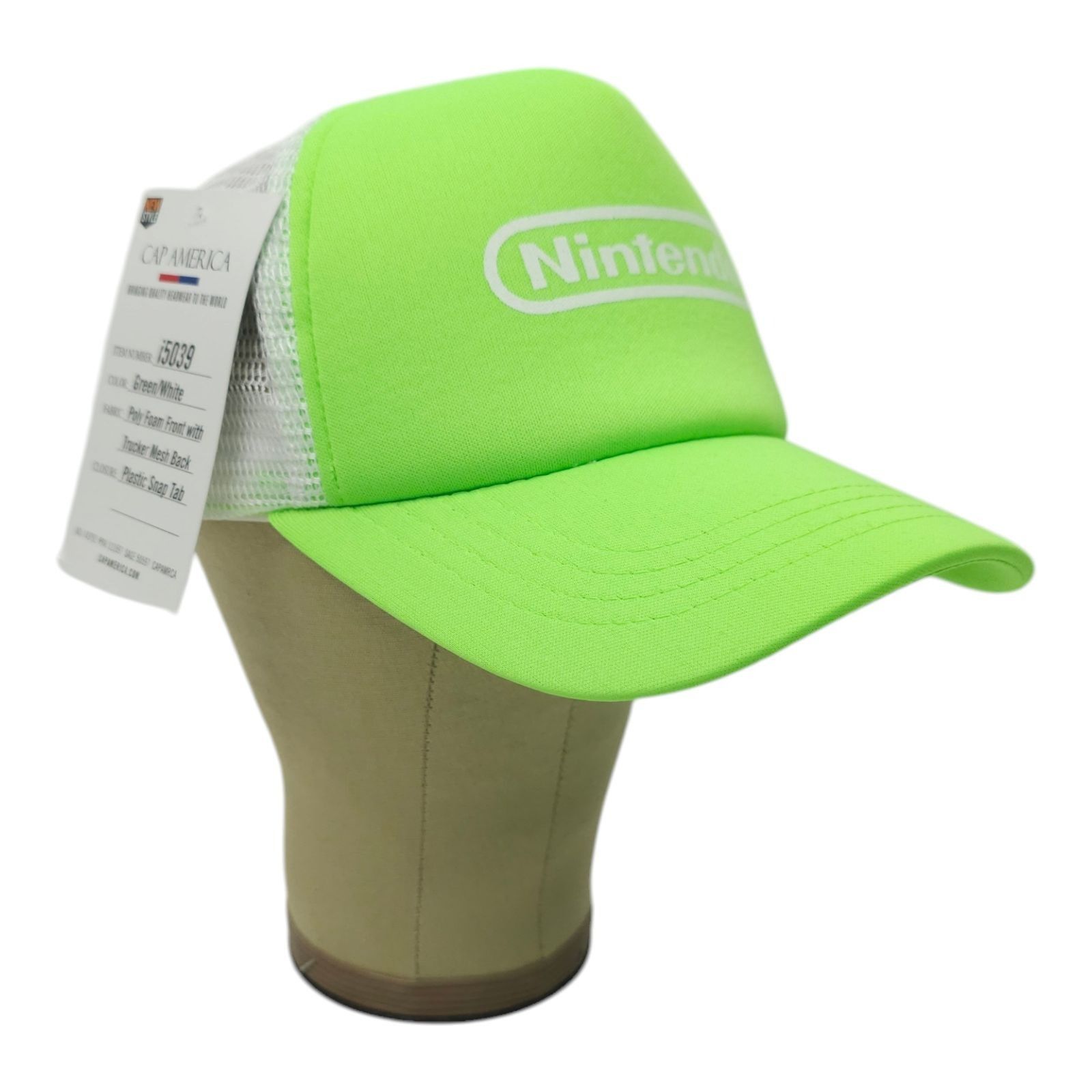 Other Nintendo Logo Mesh Snapback Cap Trucker Baseball Foam Hat Size ONE SIZE - 3 Thumbnail