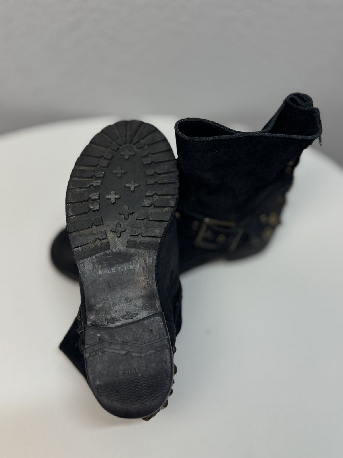 A.S.98 Vintage A.S. 98 leather Western boots ankle Margiela Prada Size US 8 / IT 38 - 14 Thumbnail