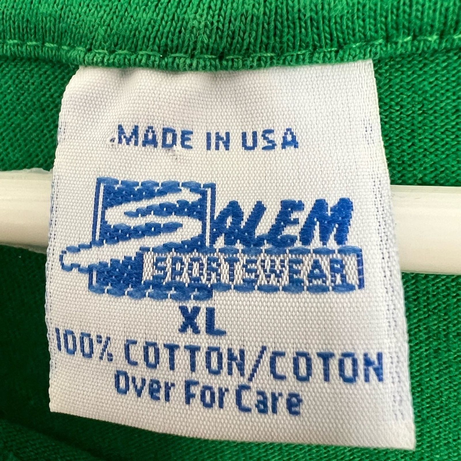 Salem Sportswear Vintage 90s Salem Single Stitch Shirt Celtics BIRD BIG 3 Size US XL / EU 56 / 4 - 4 Thumbnail
