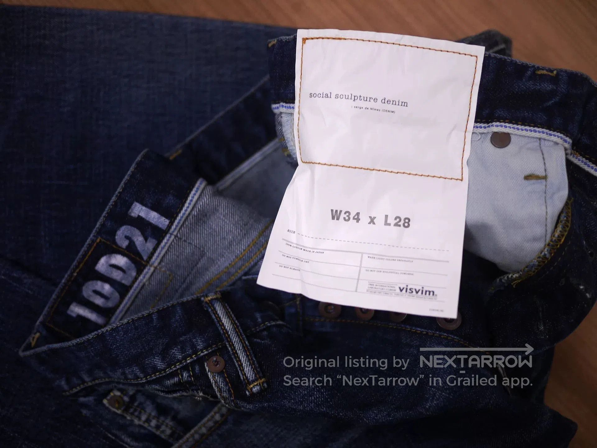 Visvim VISVIM SOCIAL SCULPTURE 10 Denim Jeans. Size US 34 / EU 50 - 9 Thumbnail